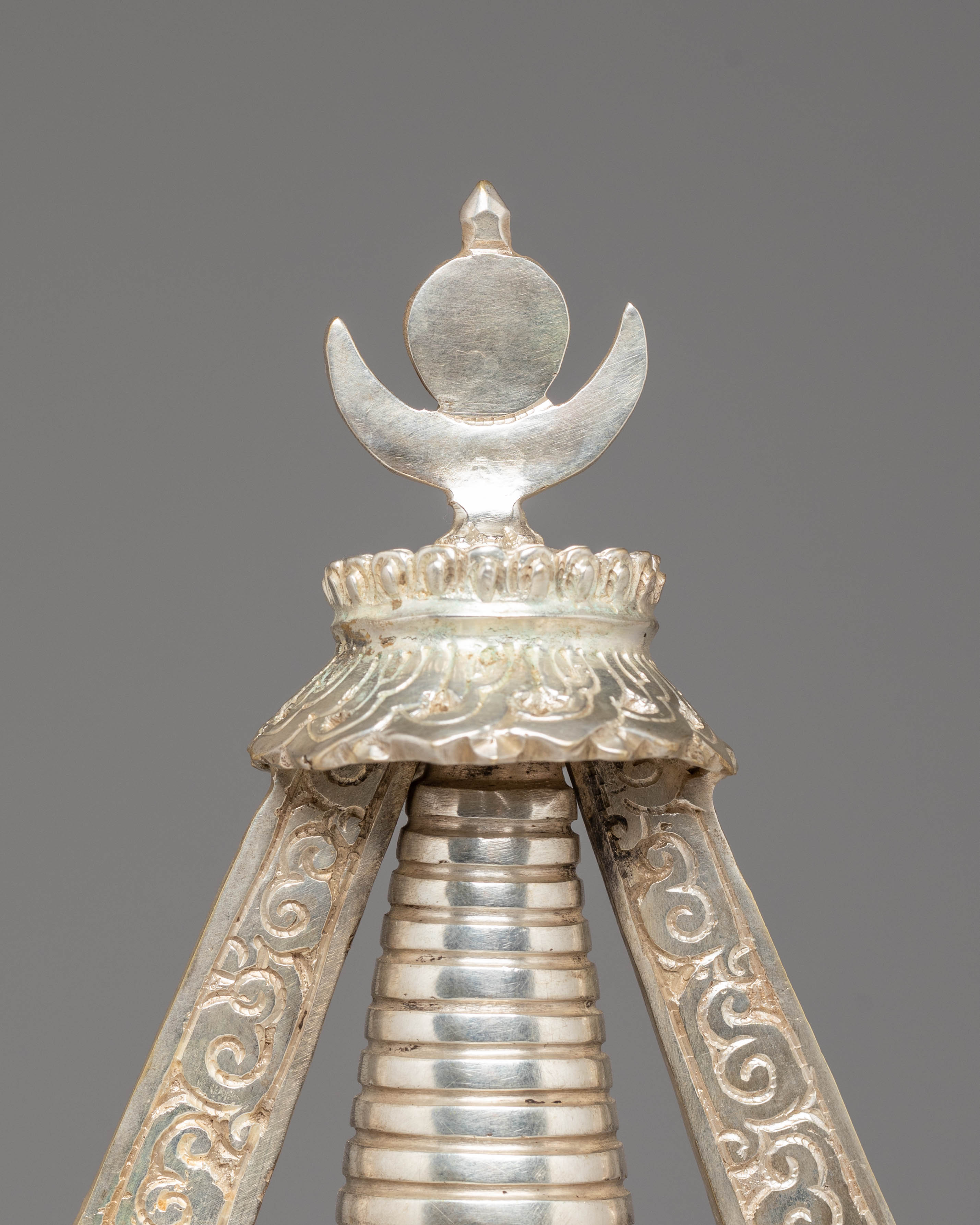 Handmade Buddhist Enlightenment Symbol Stupa | Tibetan Stupa Art