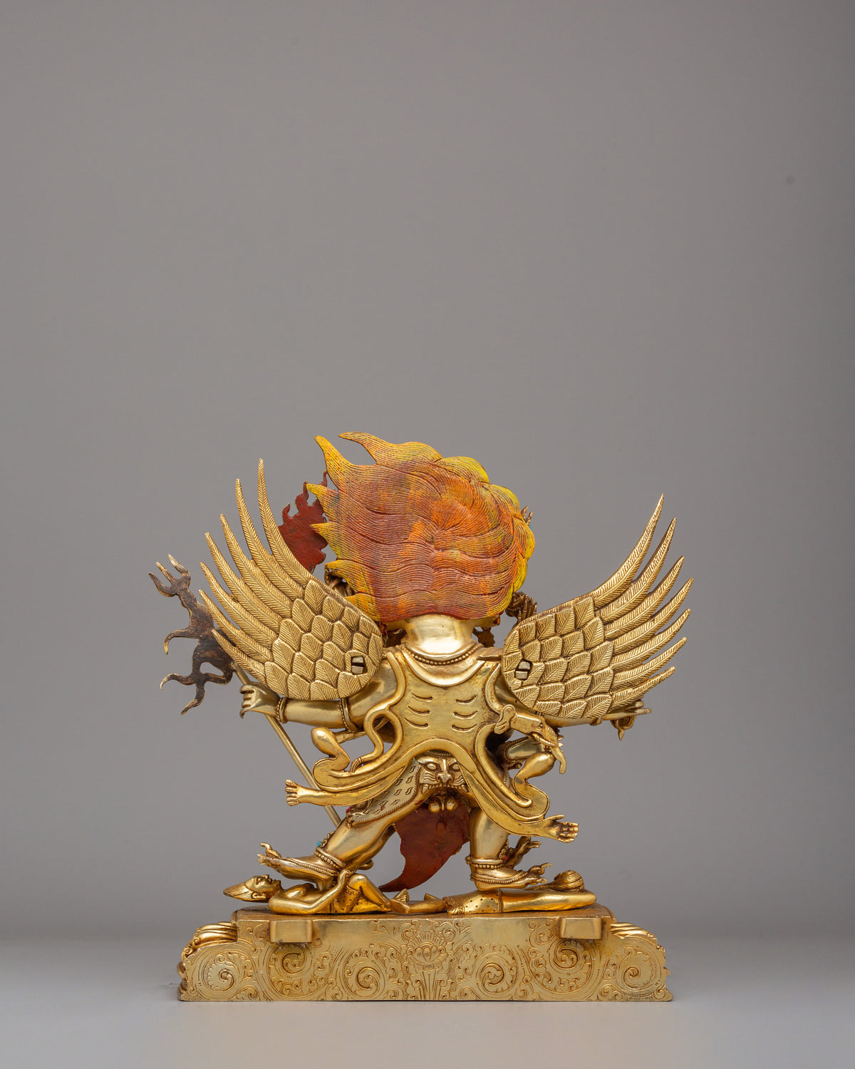 Handmade Altar Vajrakilaya Statue | Wrathful Tibetan Buddhist Deity