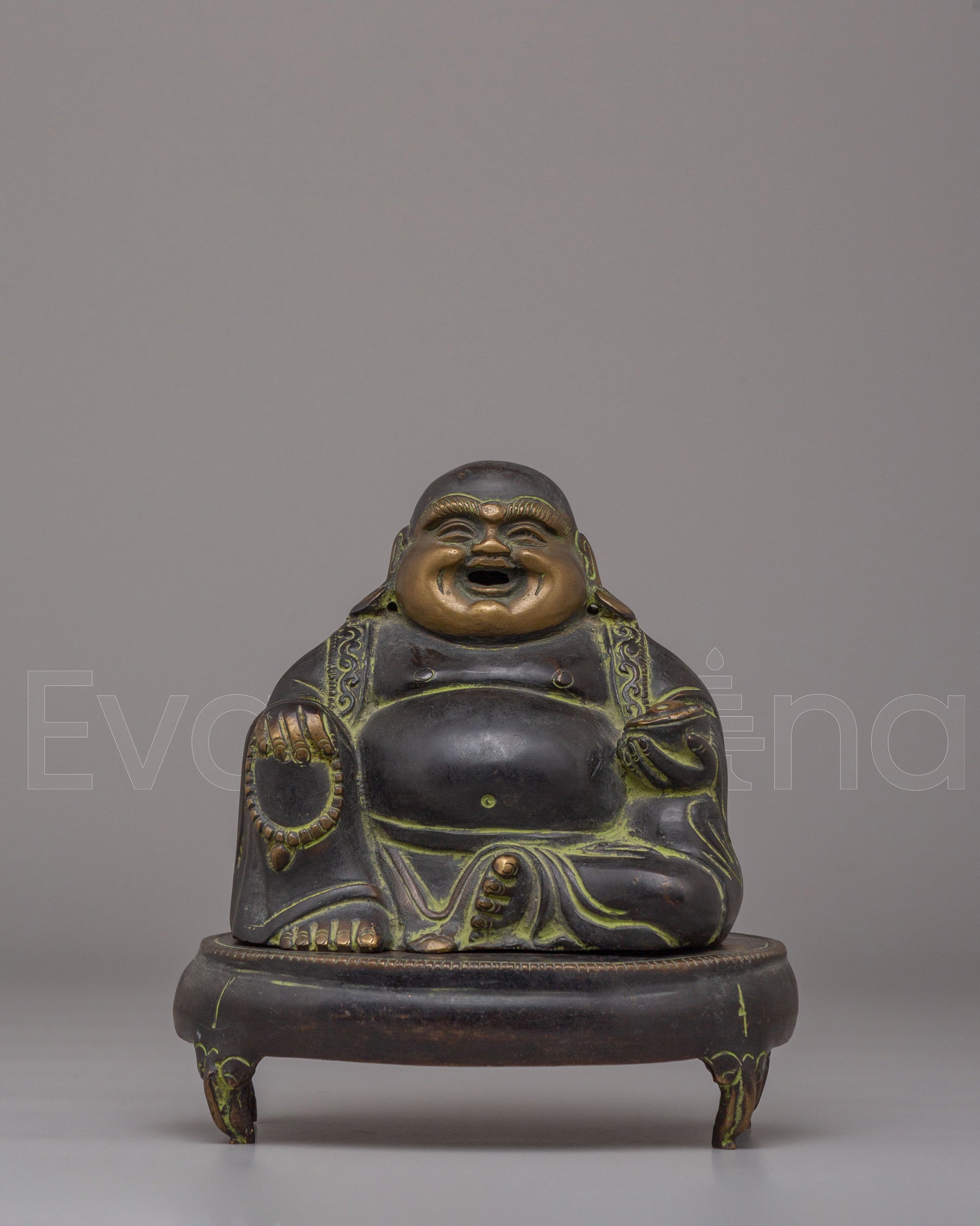 Sacred Laughing Buddha Incense Holder