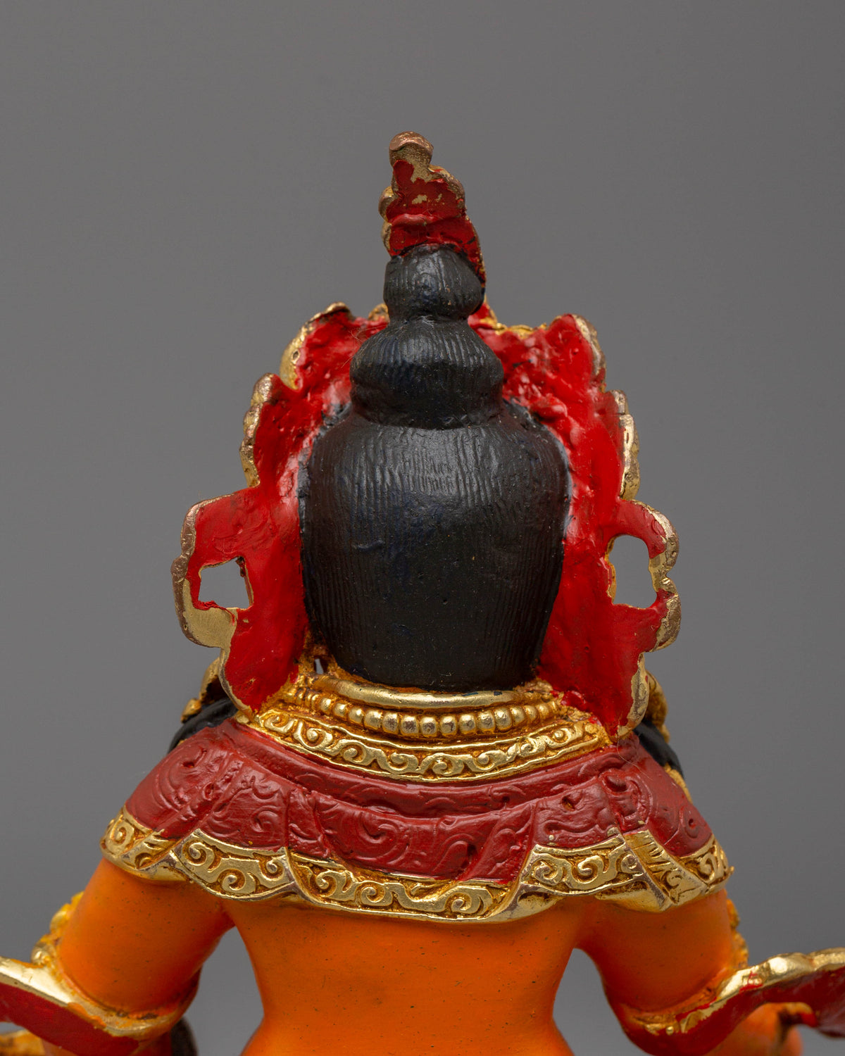 Handcrafted Copper Statue of Dzambhala for Altar and Decor