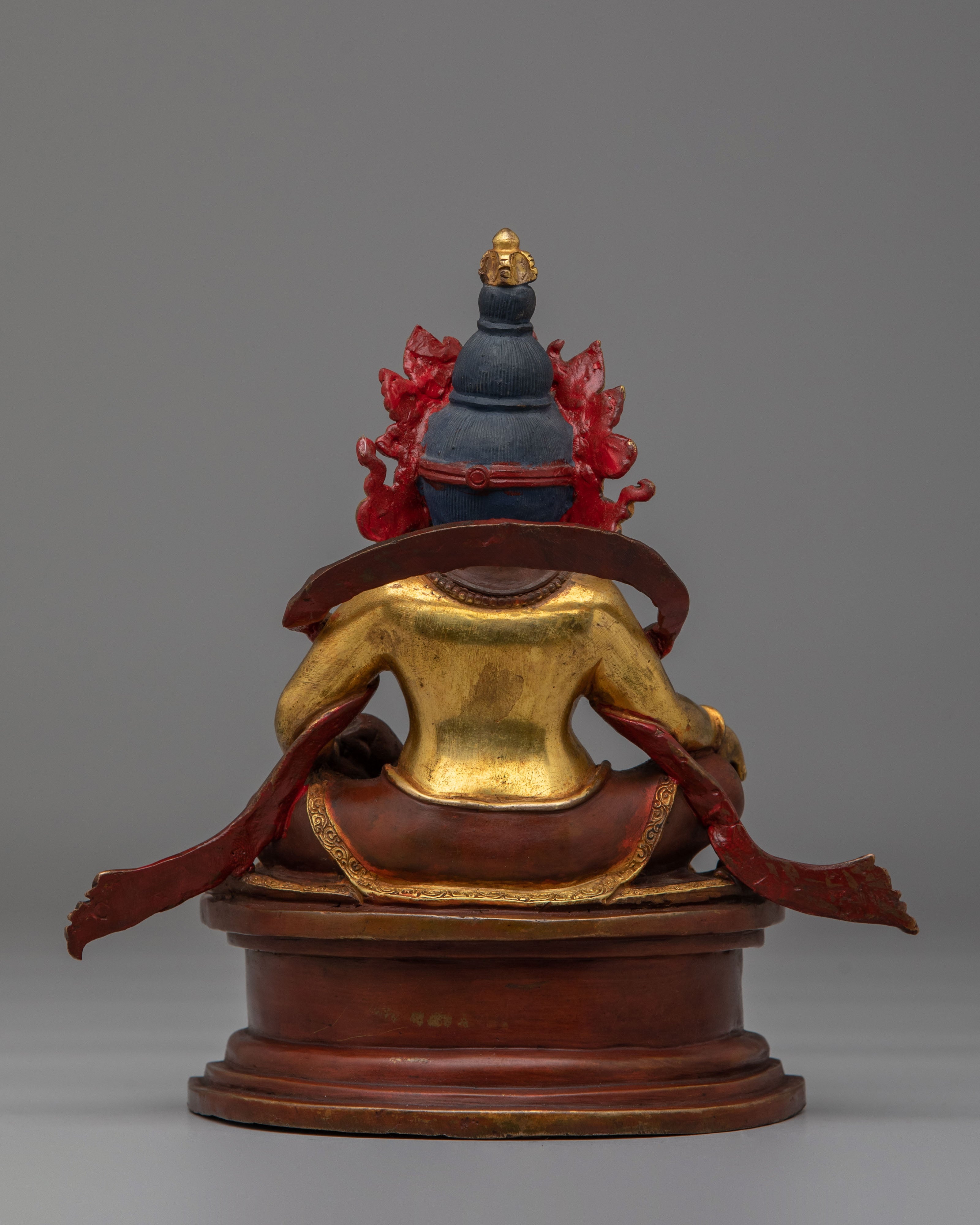 Traditional Sacred Dzambhala Statue | Tibetan Wealth Deity