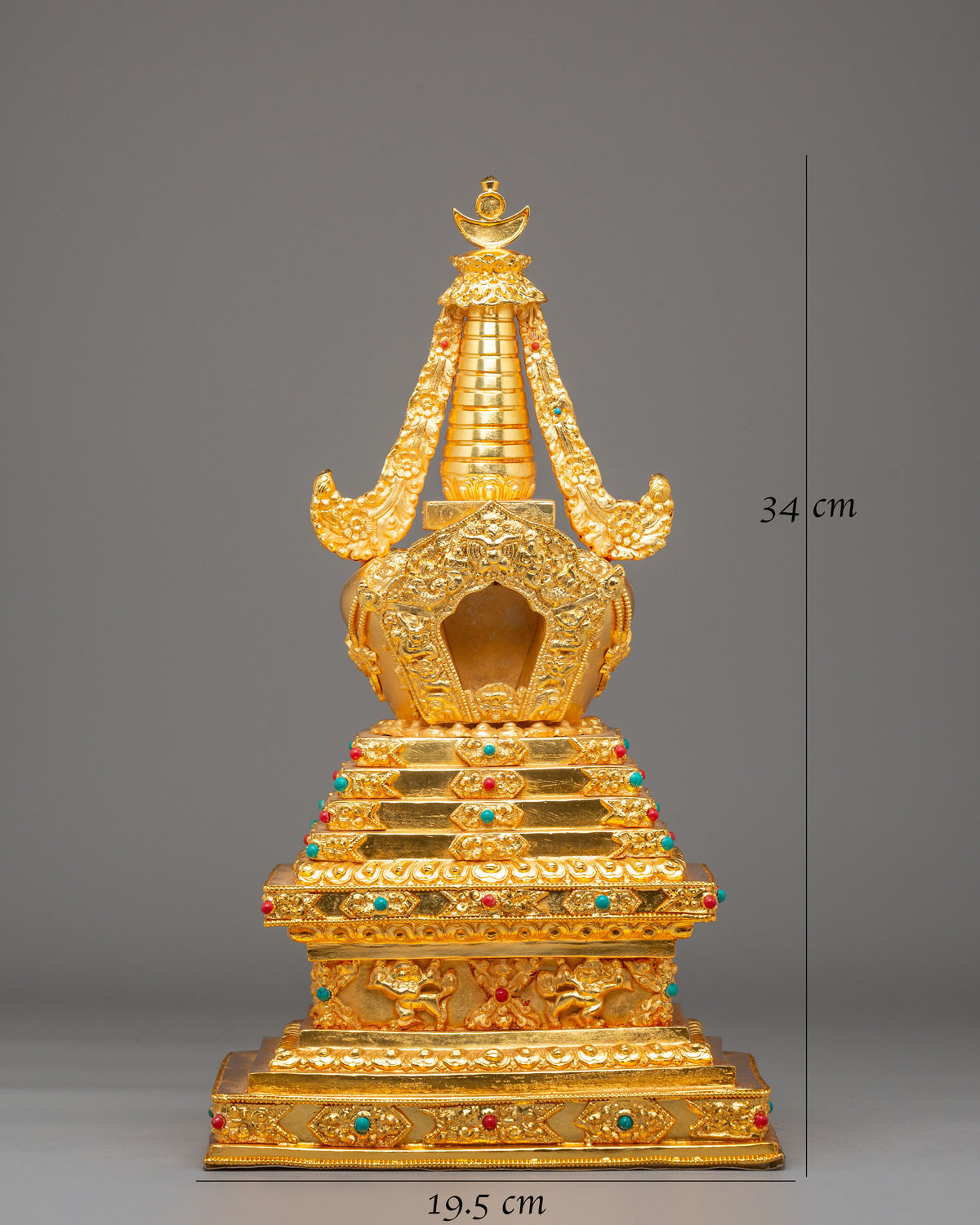 Buddhist Relic Enlightenment Stupa | Sacred Symbol of Awakening