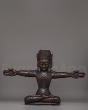 Handcrafted Lord Indra Statue | Traditional Indian Artwork