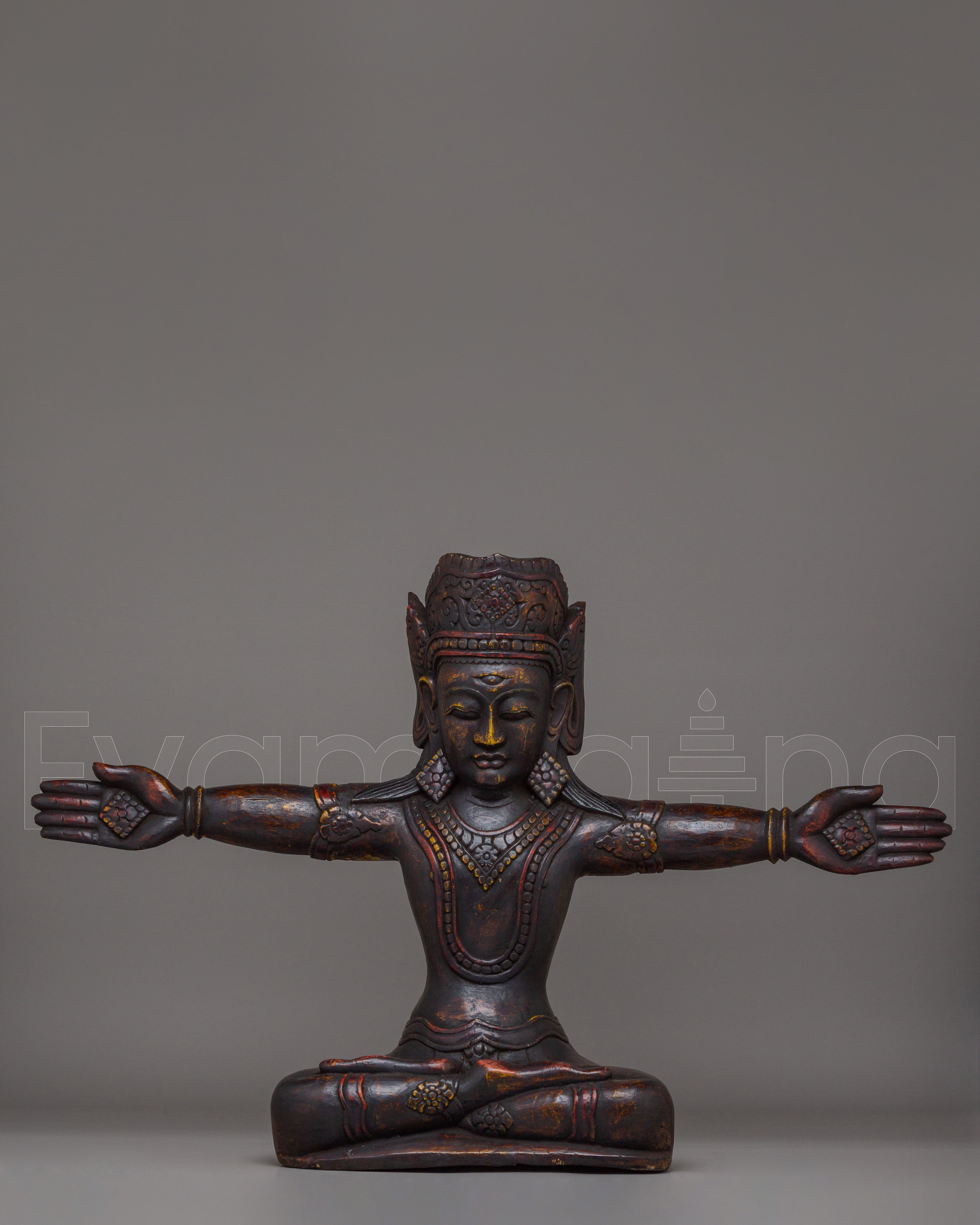 Handcrafted Lord Indra Statue | Traditional Indian Artwork