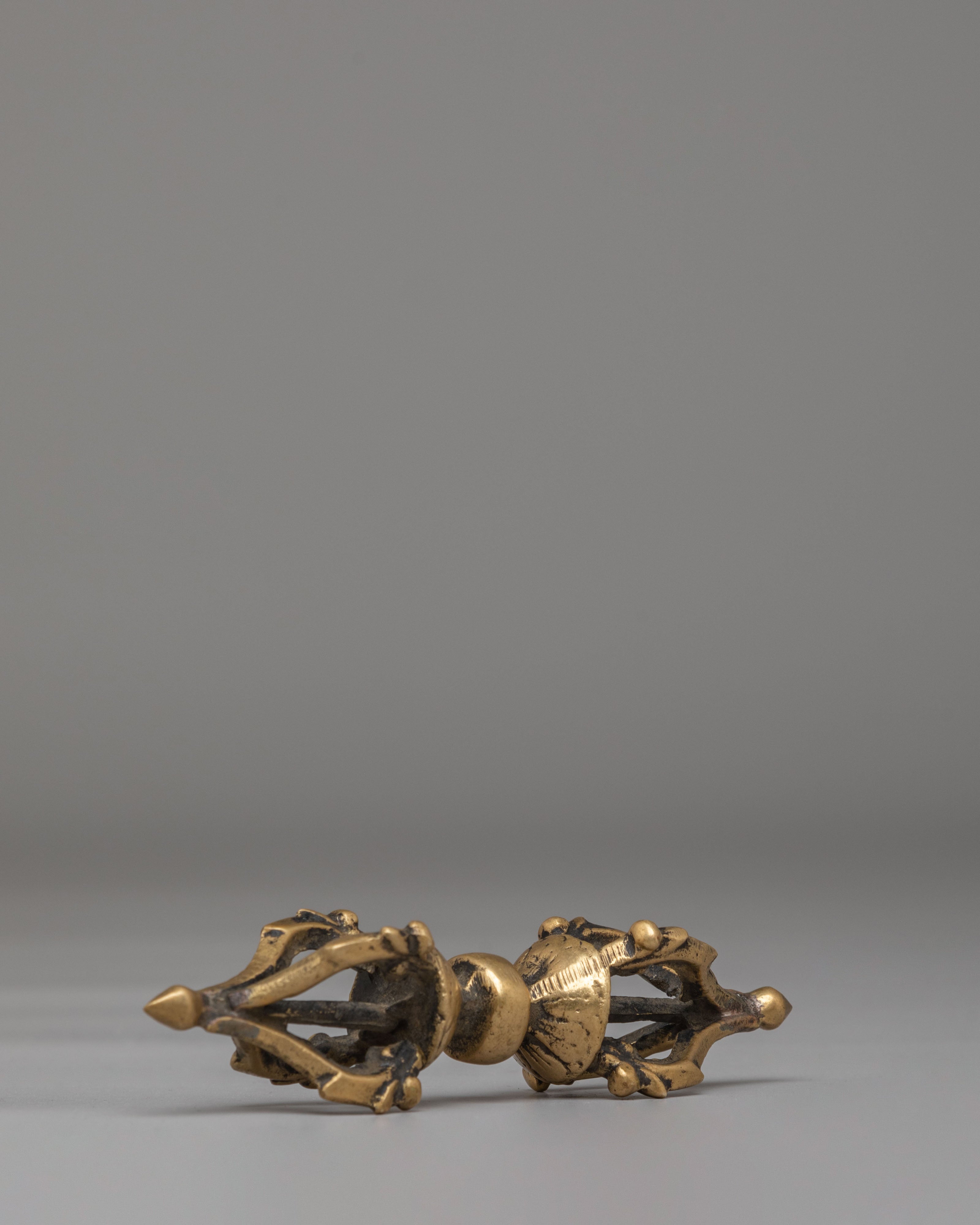 Handmade Vajra for Rituals | Brass Ritual Tool