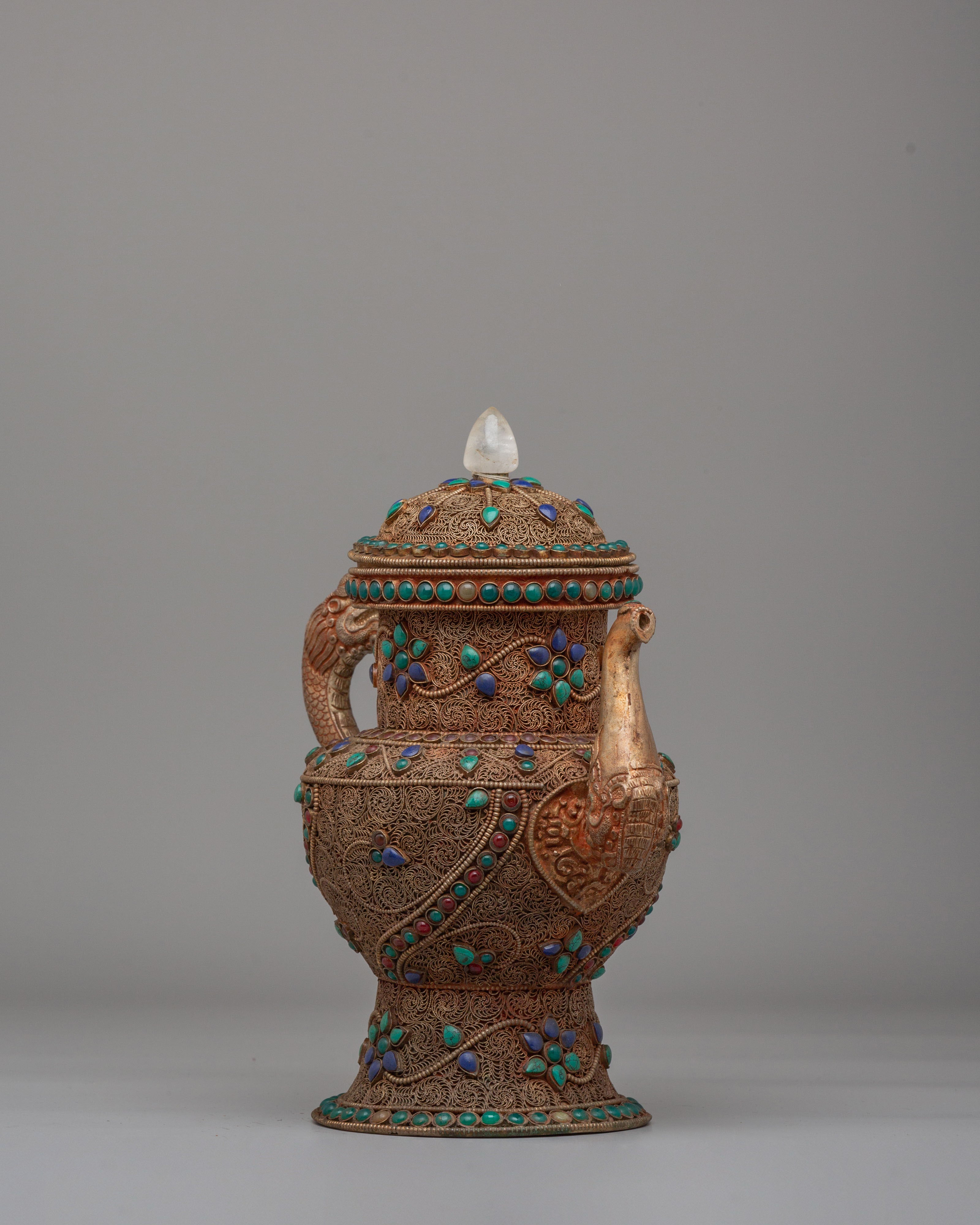 Himalayan Filigree Tea Pot | Decorative Artwork
