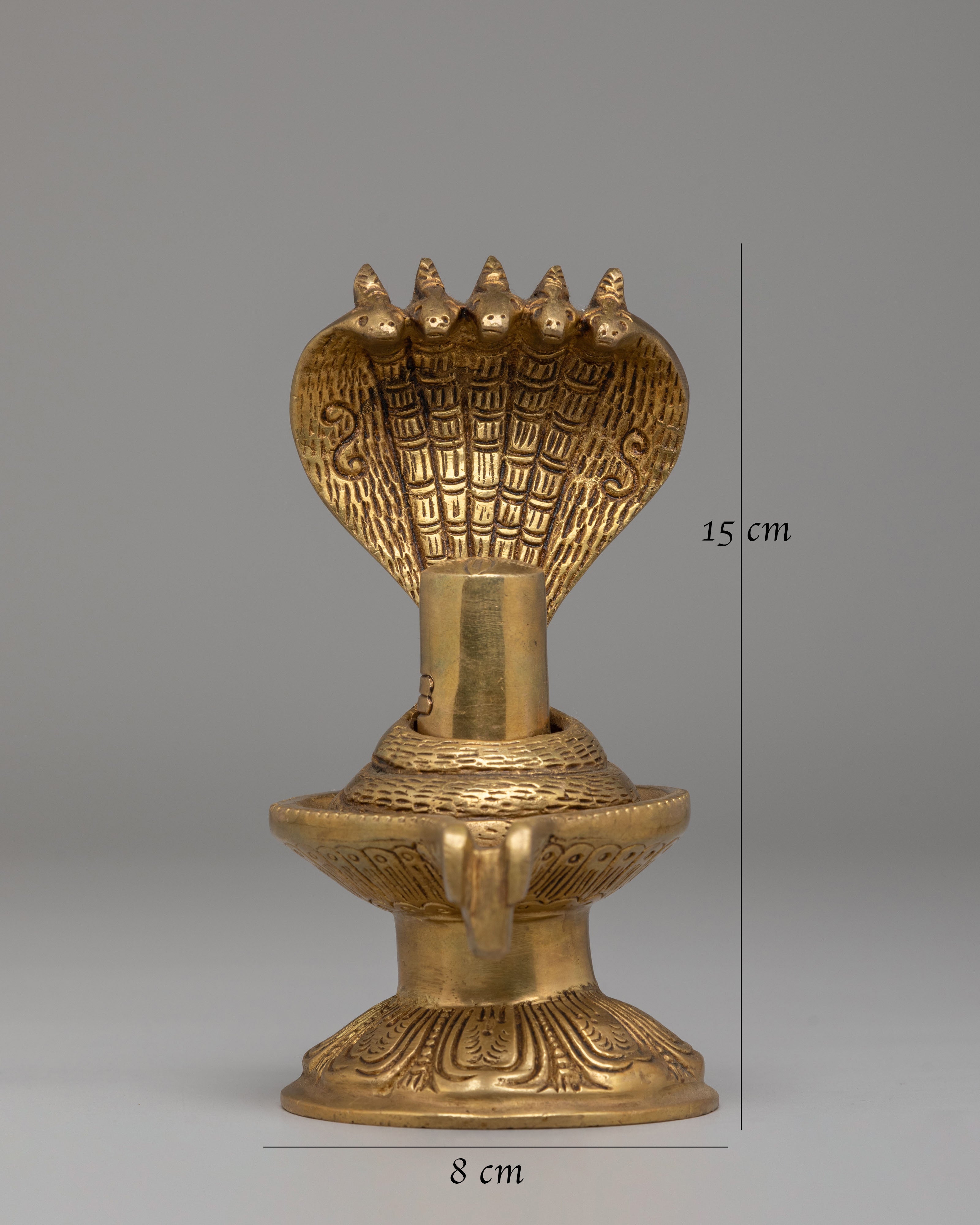 Shiva Linga Spiritual Decor | Handcrafted Hindu Deity Statue