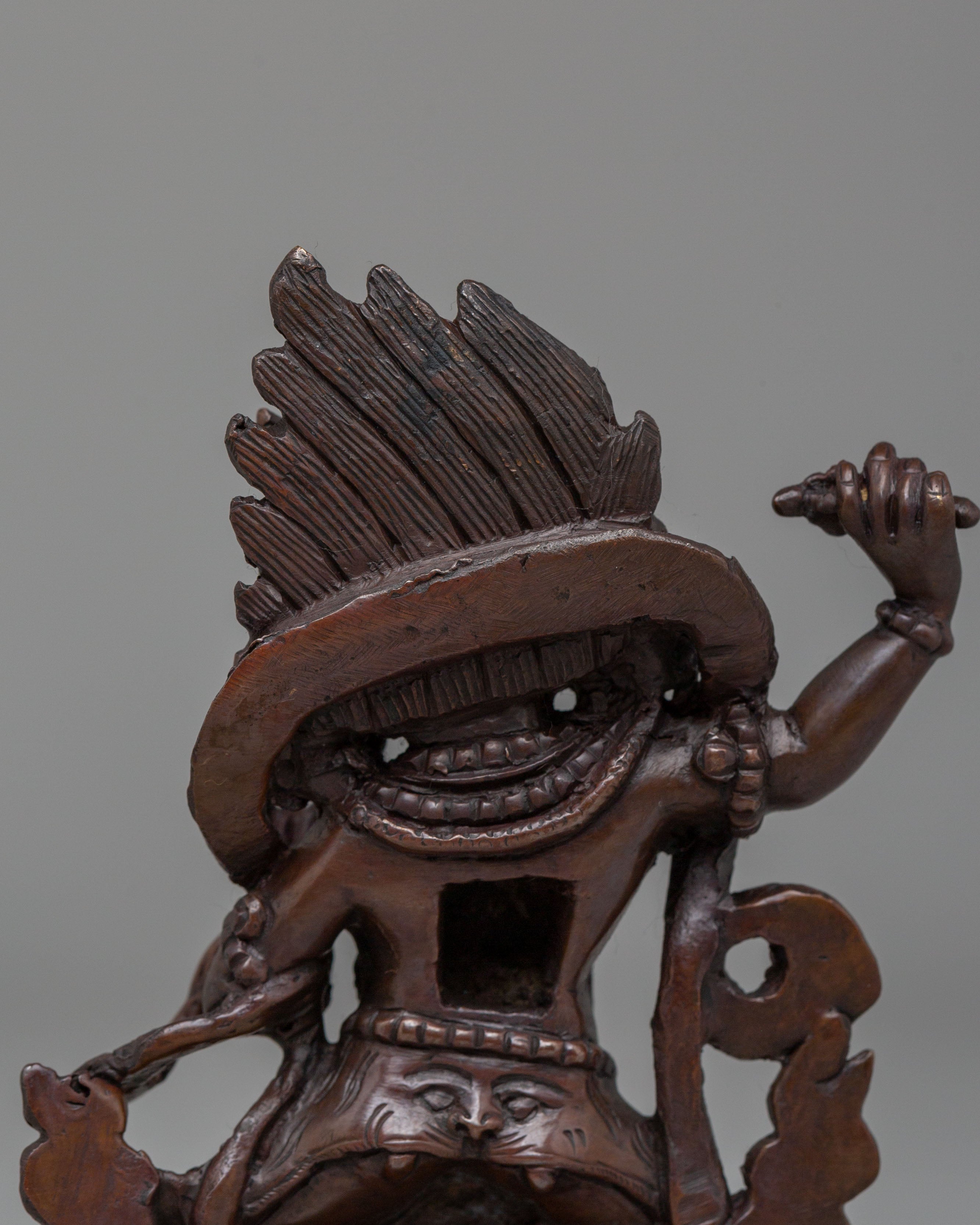 Spiritual Vajrapani Protection Statue | Tibetan Protector Deity