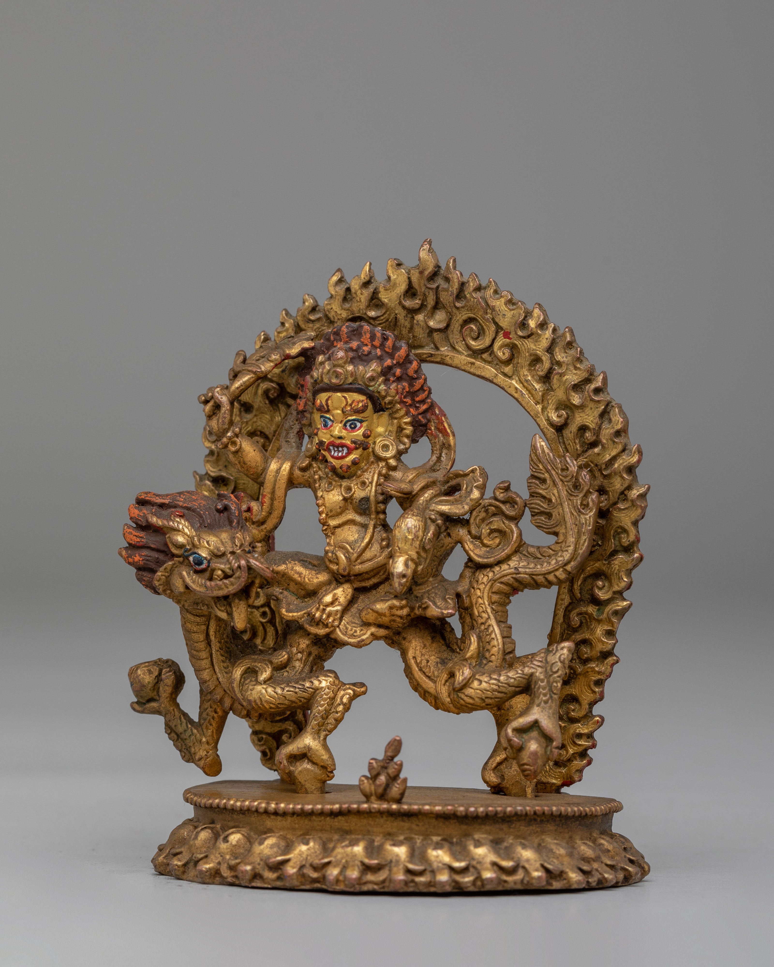 Himalayan White Dzambhala Statue | Symbol of Abundance