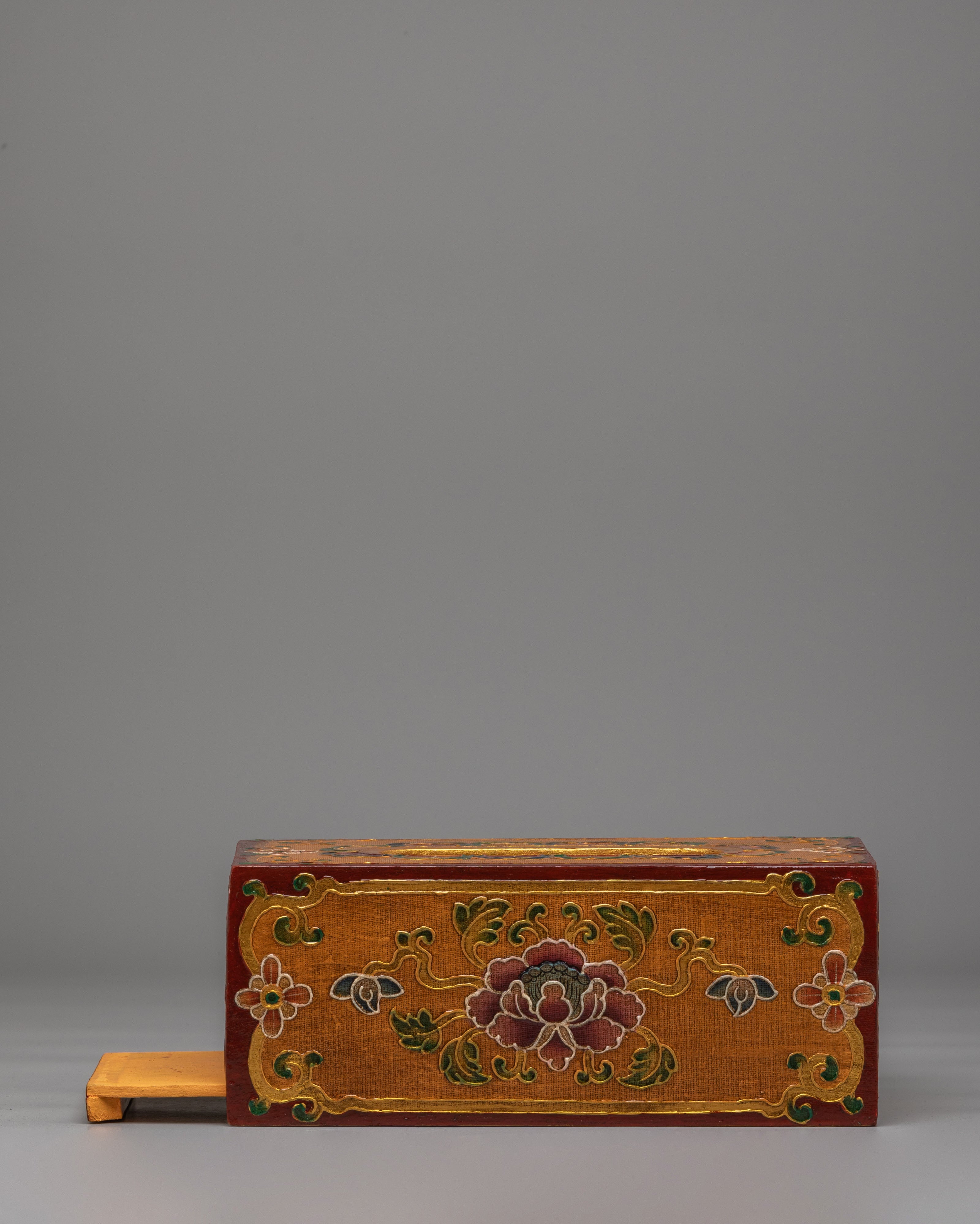 Tibetan Tissue Holder | Wooden Tissue Box