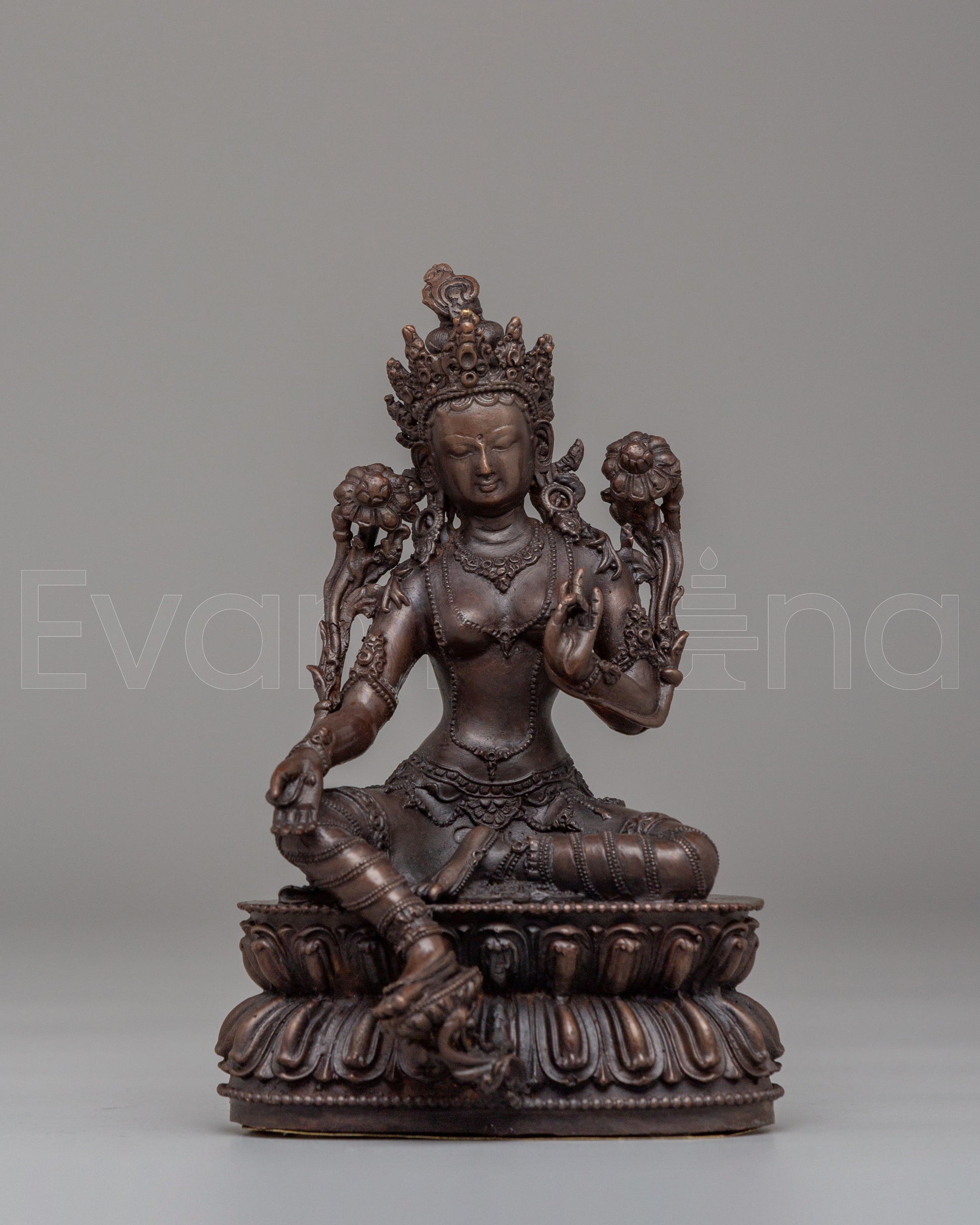 Spiritual Green Tara Altar Statue
