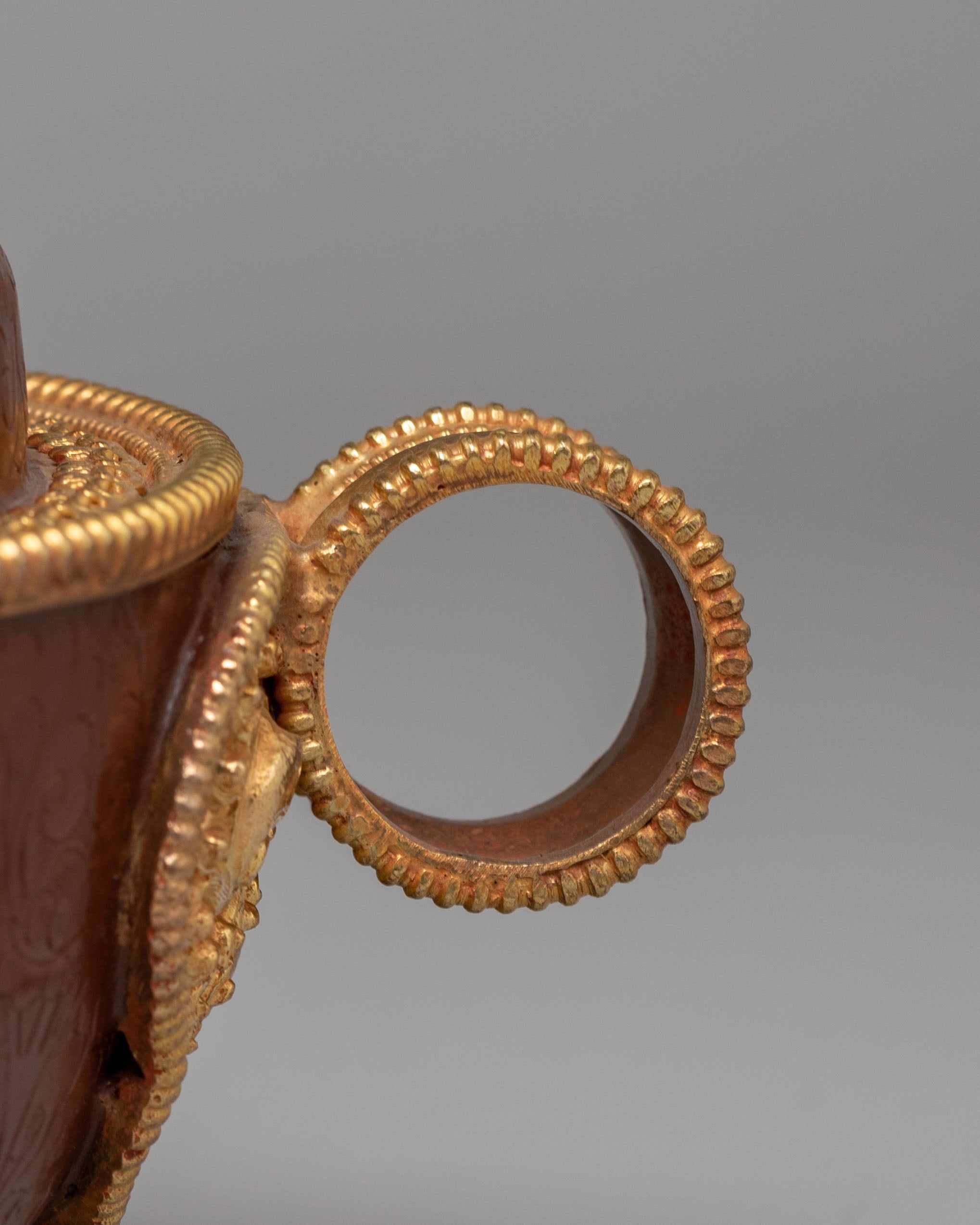 Tibetan Ritual Water Offering Set | Pot, Stand, Plates