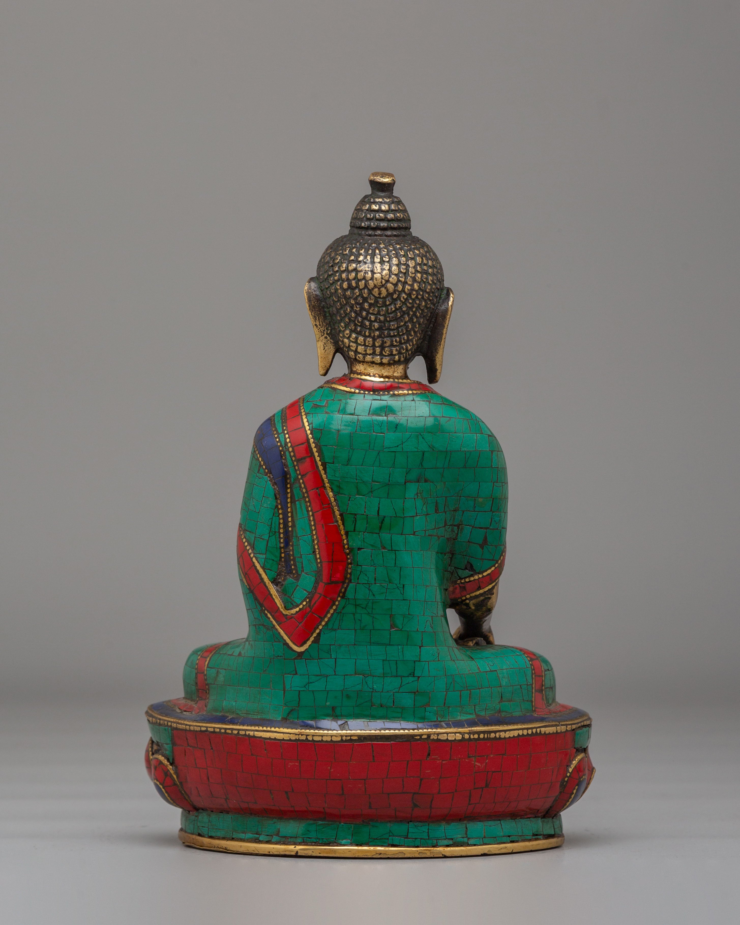 Sacred Shakyamuni Buddha Meditation Statue | Handcrafted Brass Sculpture for Spiritual Enlightenment