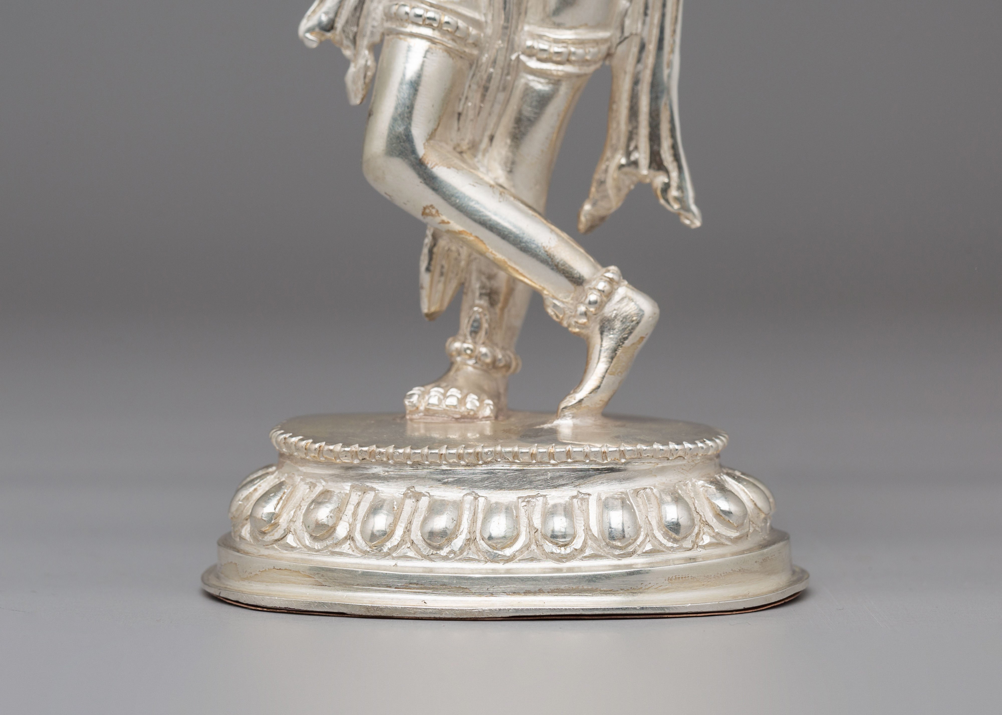 Traditional Radha Krishna Statue | Hindu Deity Figurine