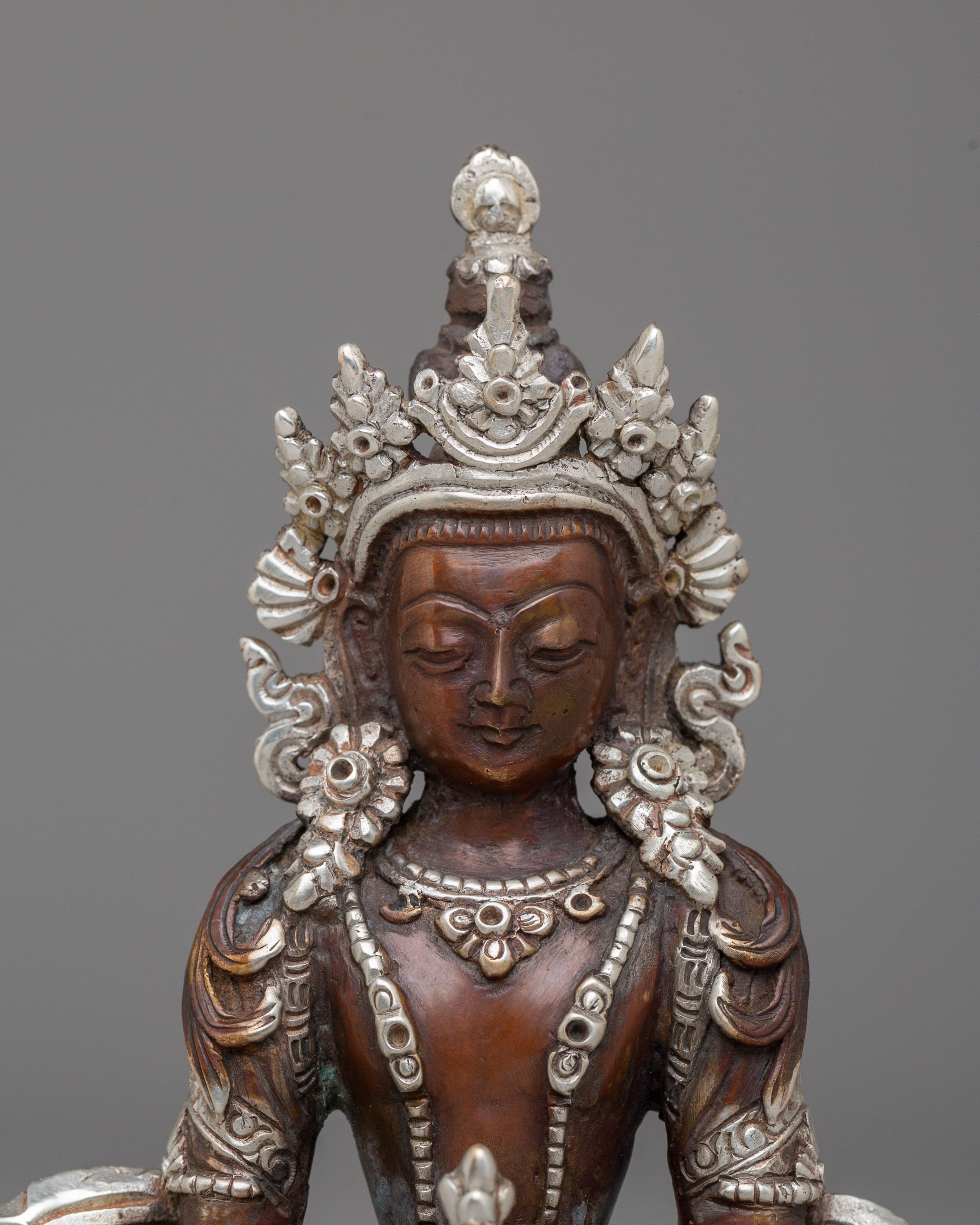 Sacred Handmade Amitayus Statue | Meditation and Rituals