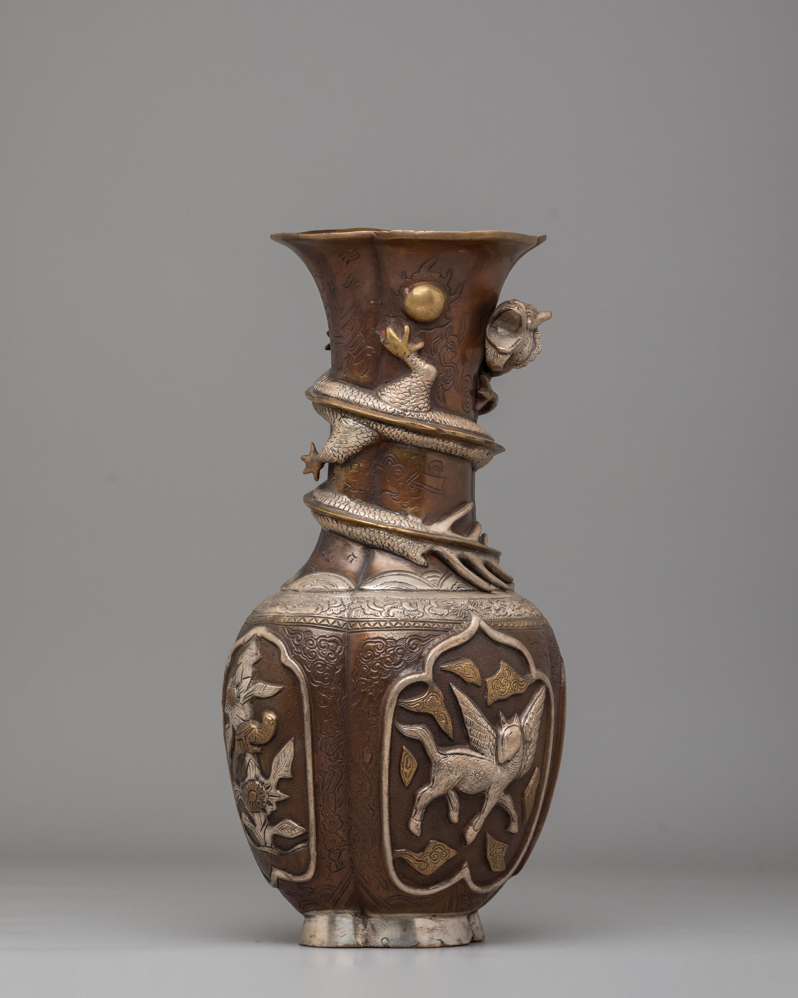 Sacred Handcrafted Flower Vase | Symbol of Love and Devotion