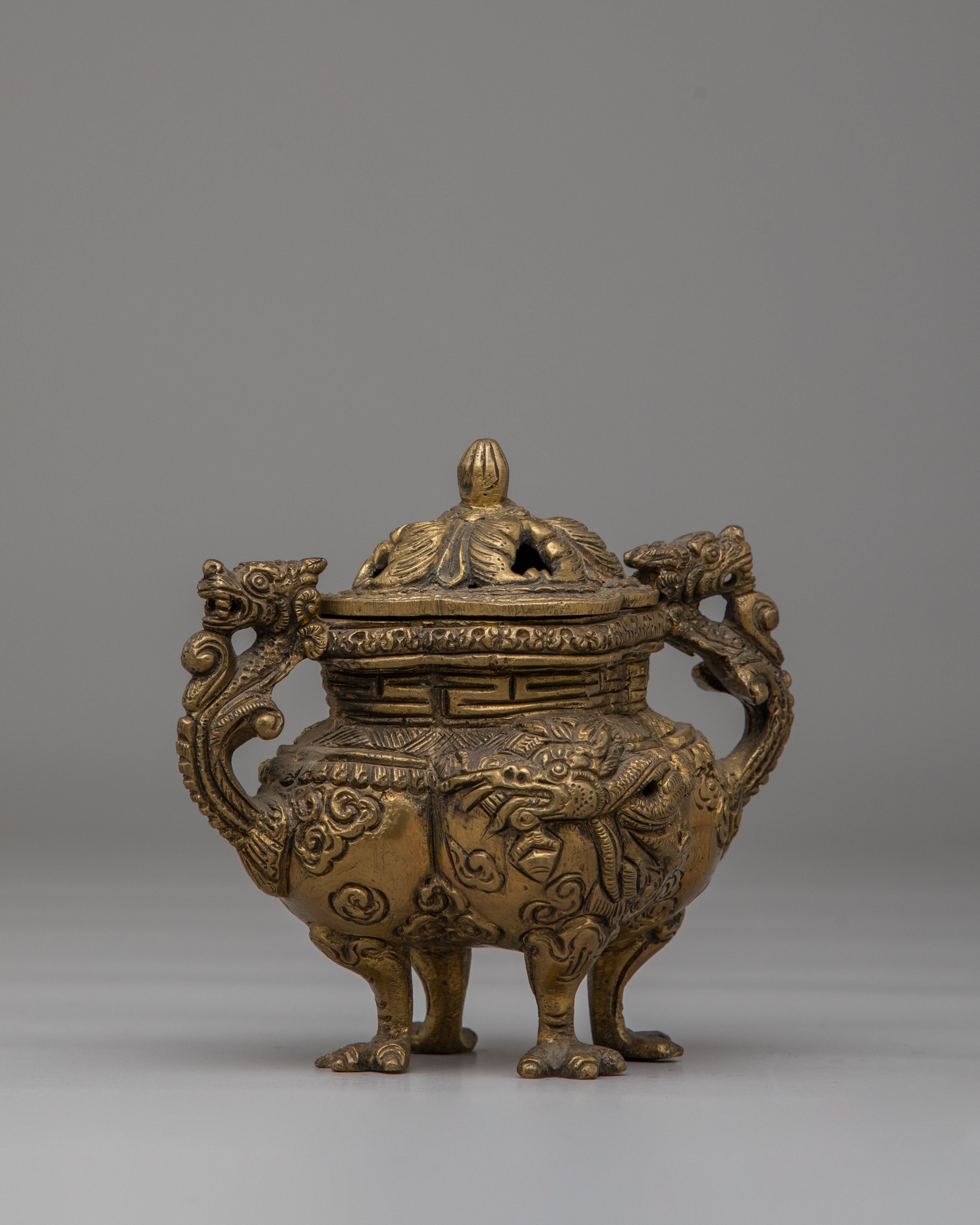 Handcrafted Incense Burner for Ritual | Brass Insence Burner