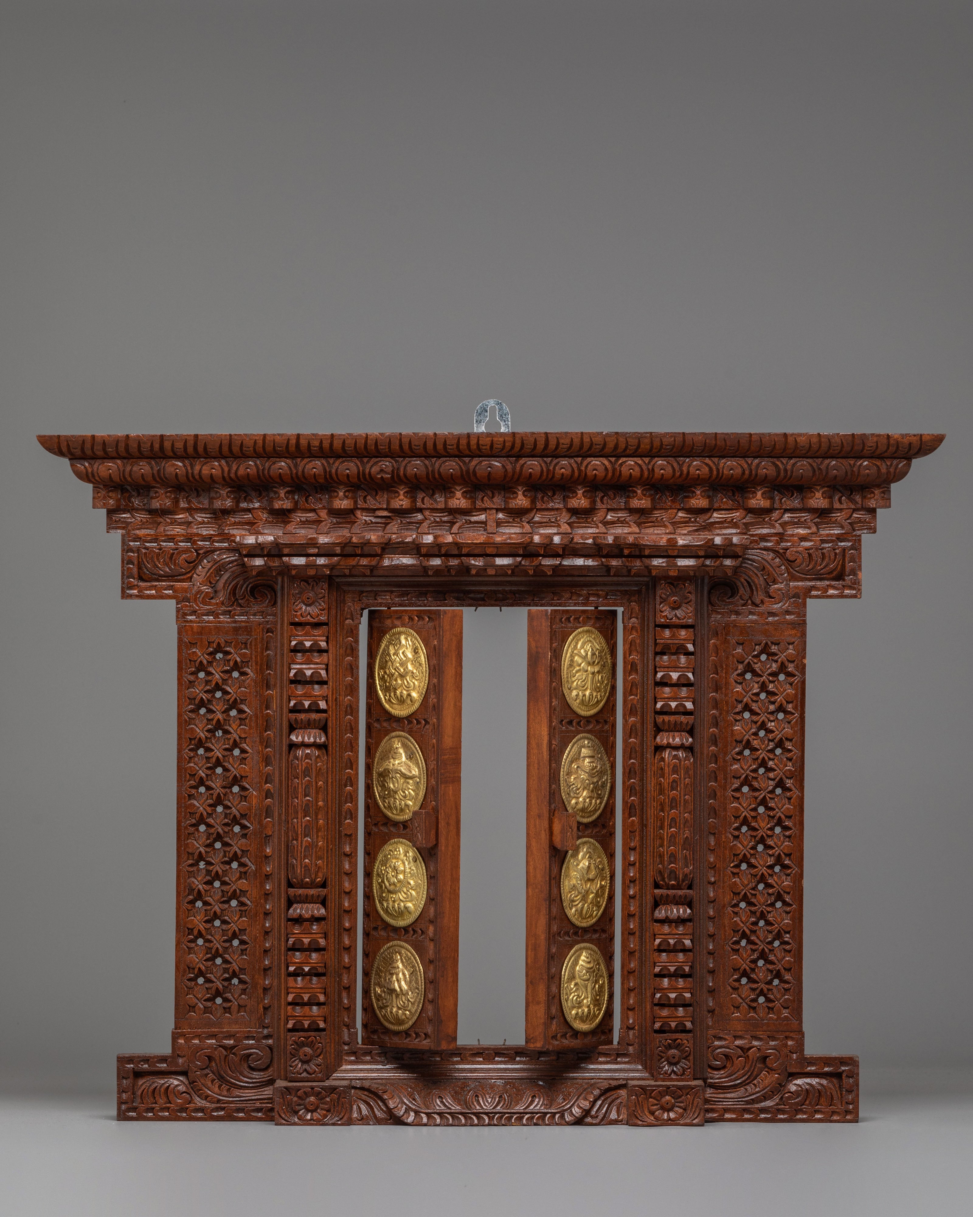 Ankhi Jhyal Wooden Wall Hanging | Handmade Wooden Artwork
