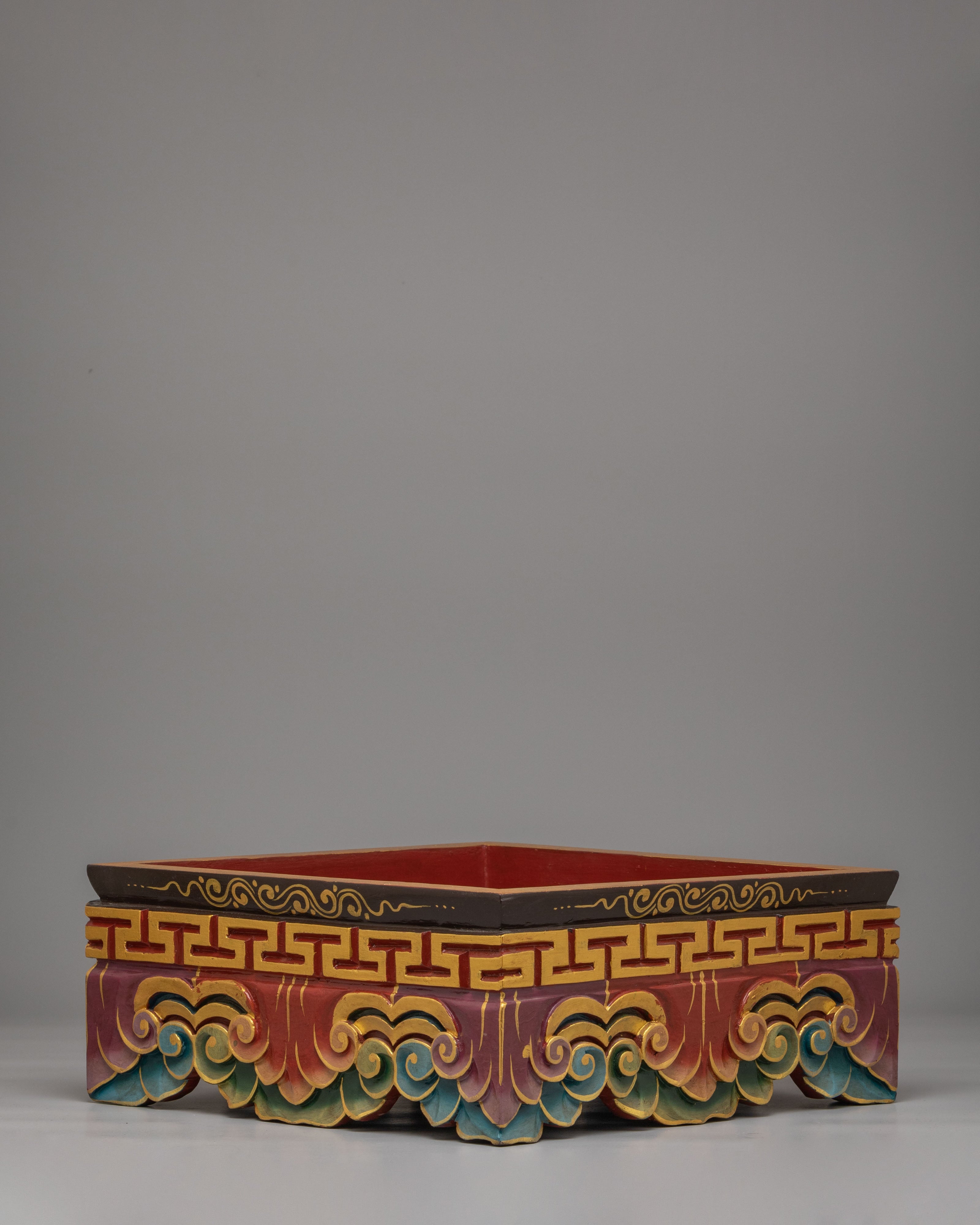 Tibetan Wooden Tray | Himalayan Decor