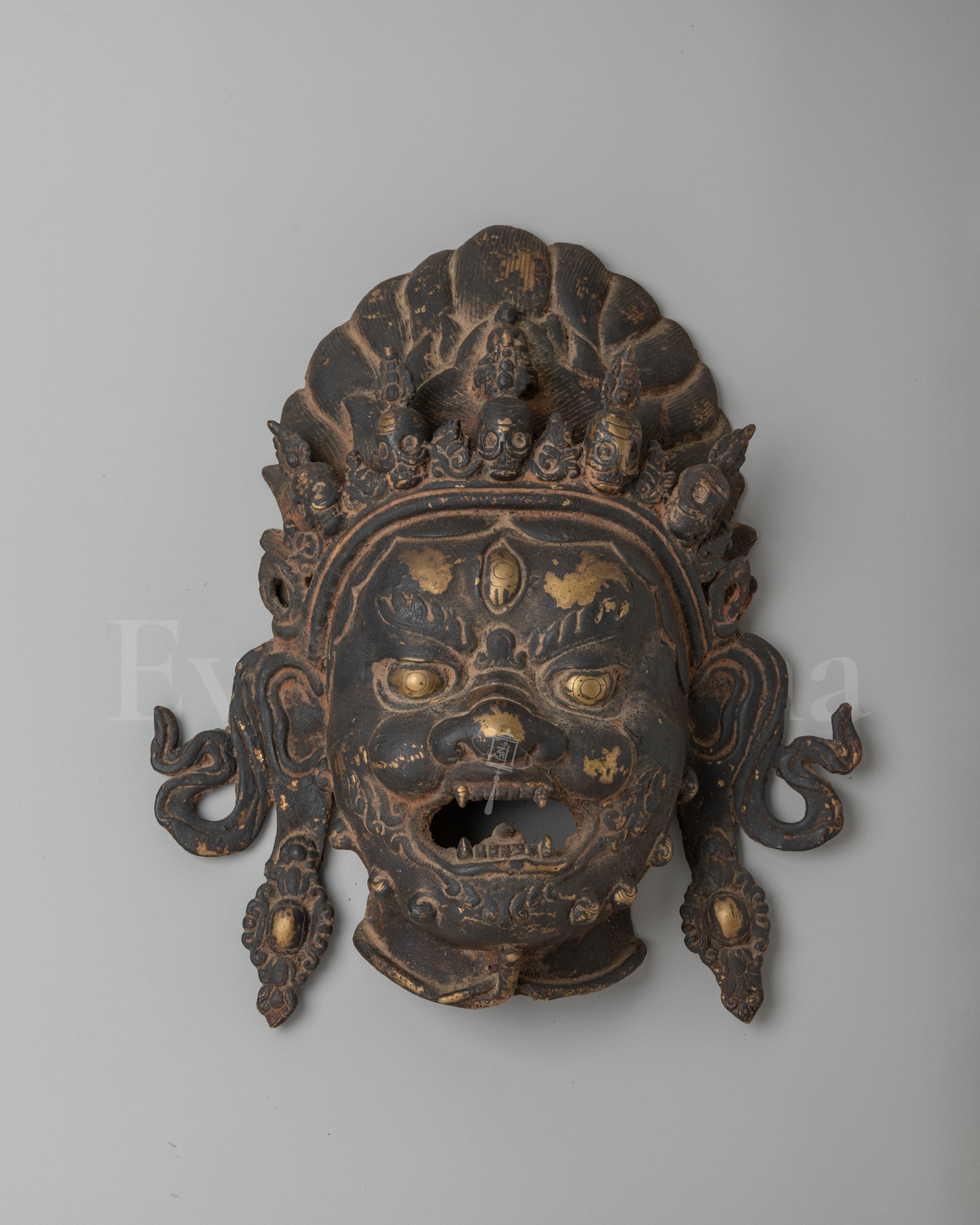 Mahakala Sculpture Wall Hanging   