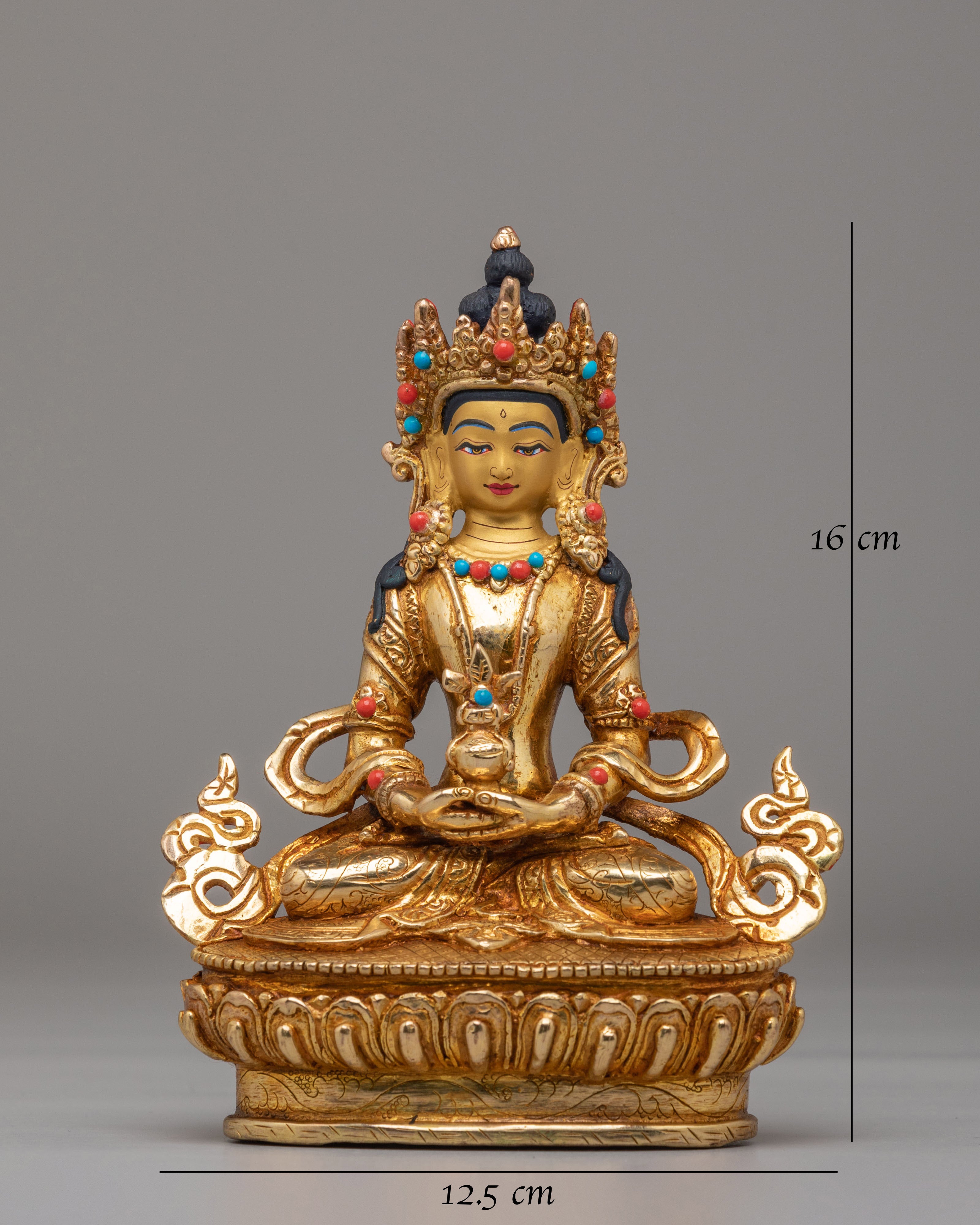 Amitayus Sacred Longevity Deity Sculpture | Symbol of Longevity, Vitality, and Infinite Life