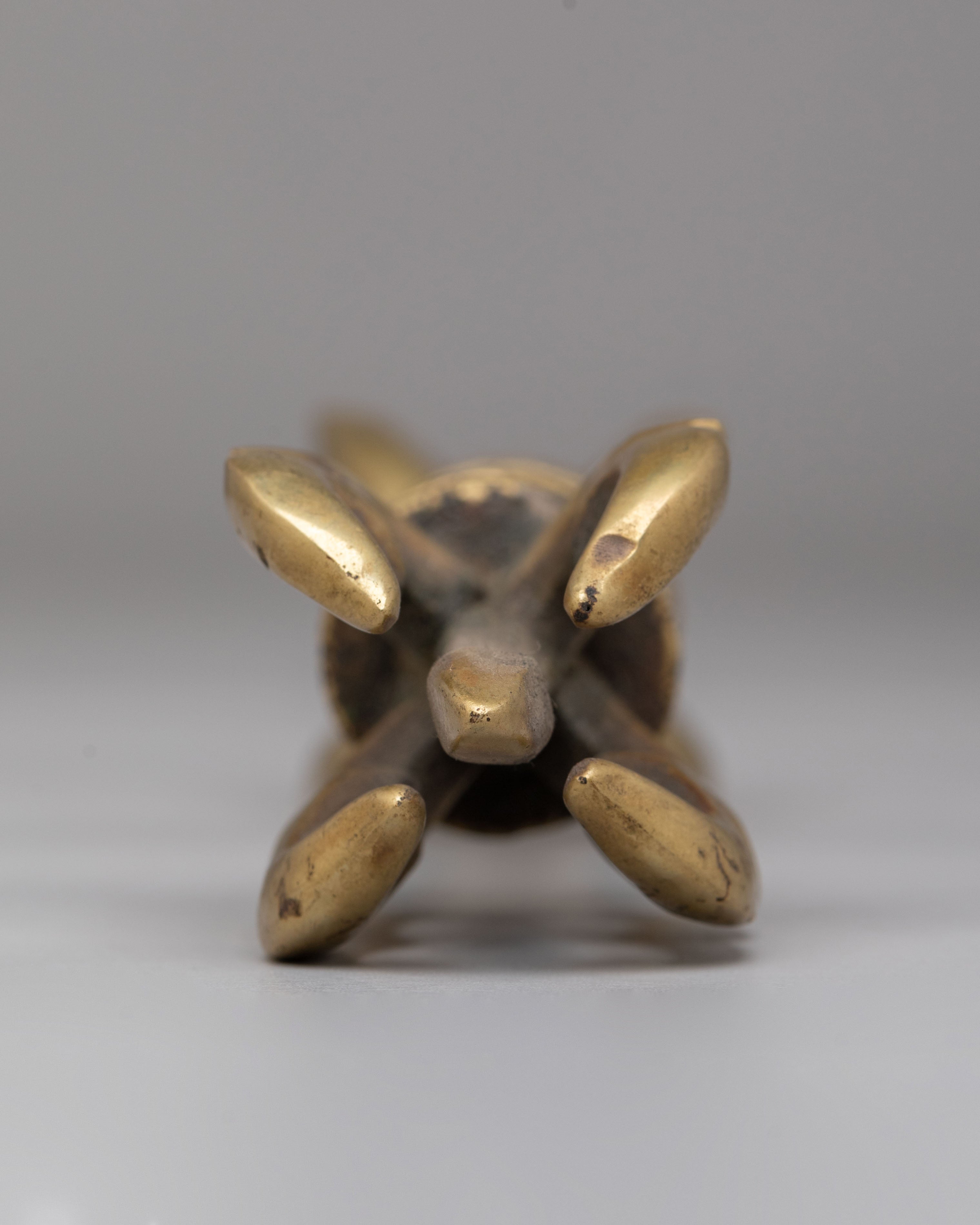 Sacred Tibetan Vajra Ritual Tool | 3-Pronged Open Vajra for Meditation & Rituals