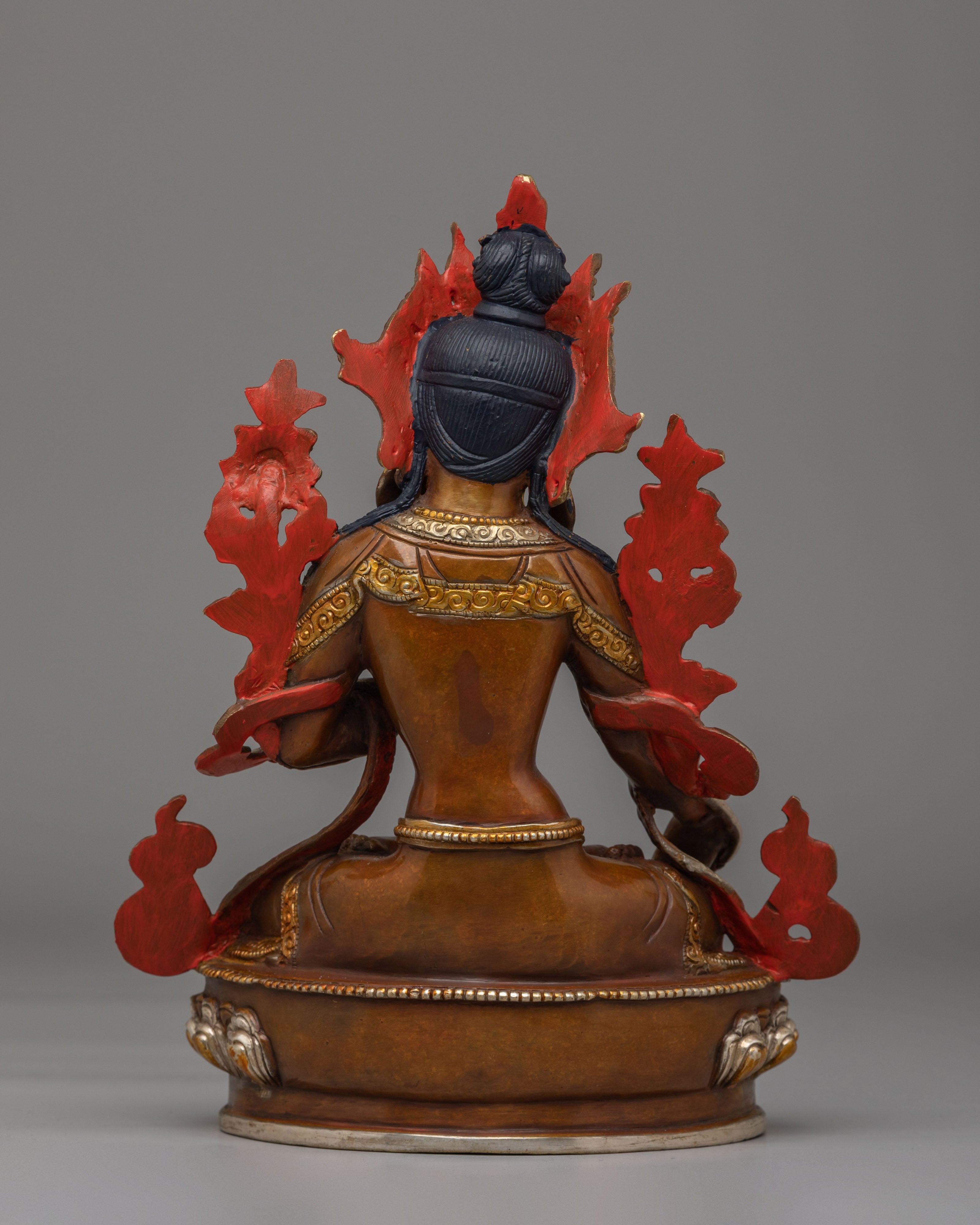Handmade Ritual White Tara Statue | Sacred Spiritual Decor for Meditation