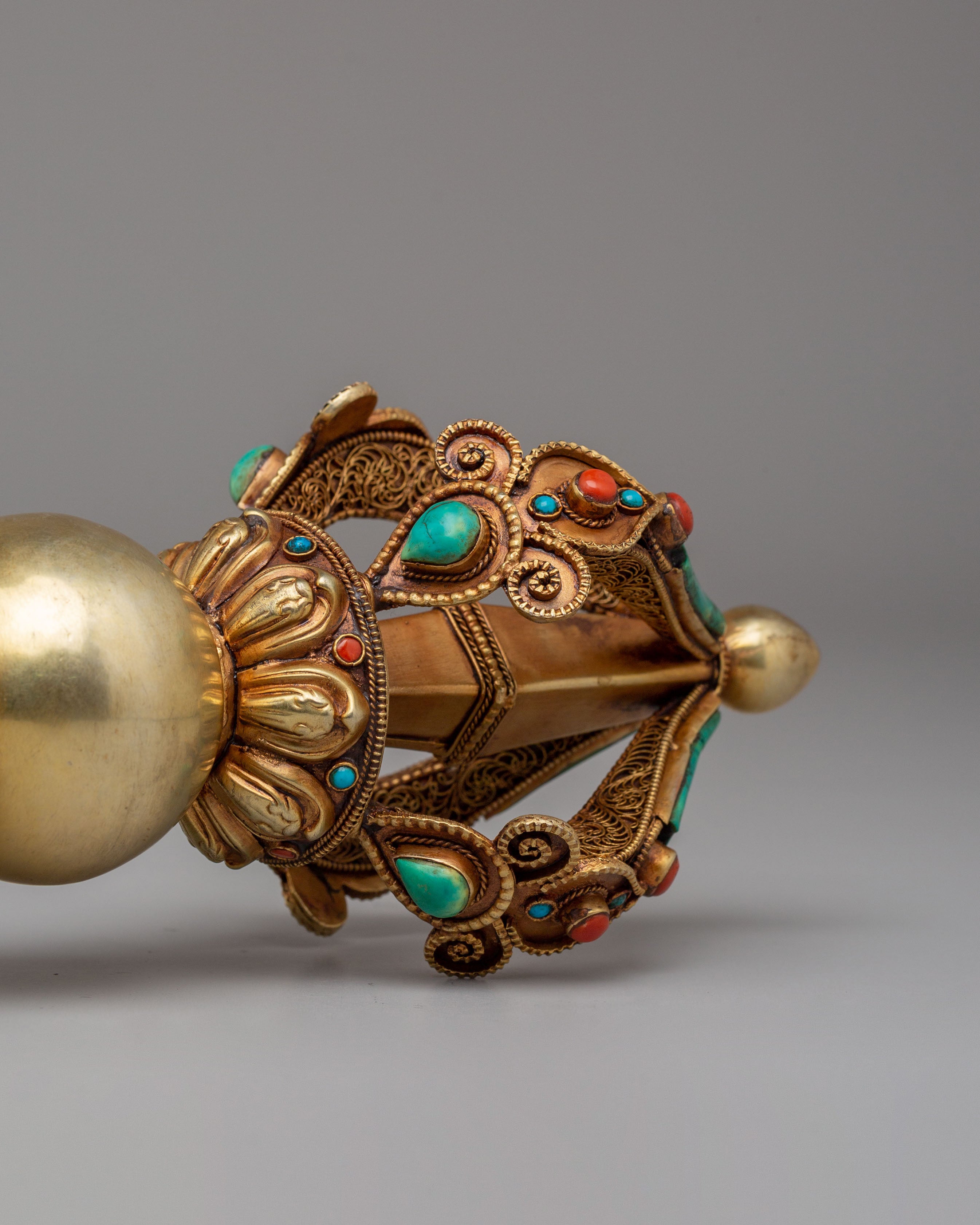 Handcrafted Tibetan Ritual Vajra | Symbol of Power and Protection