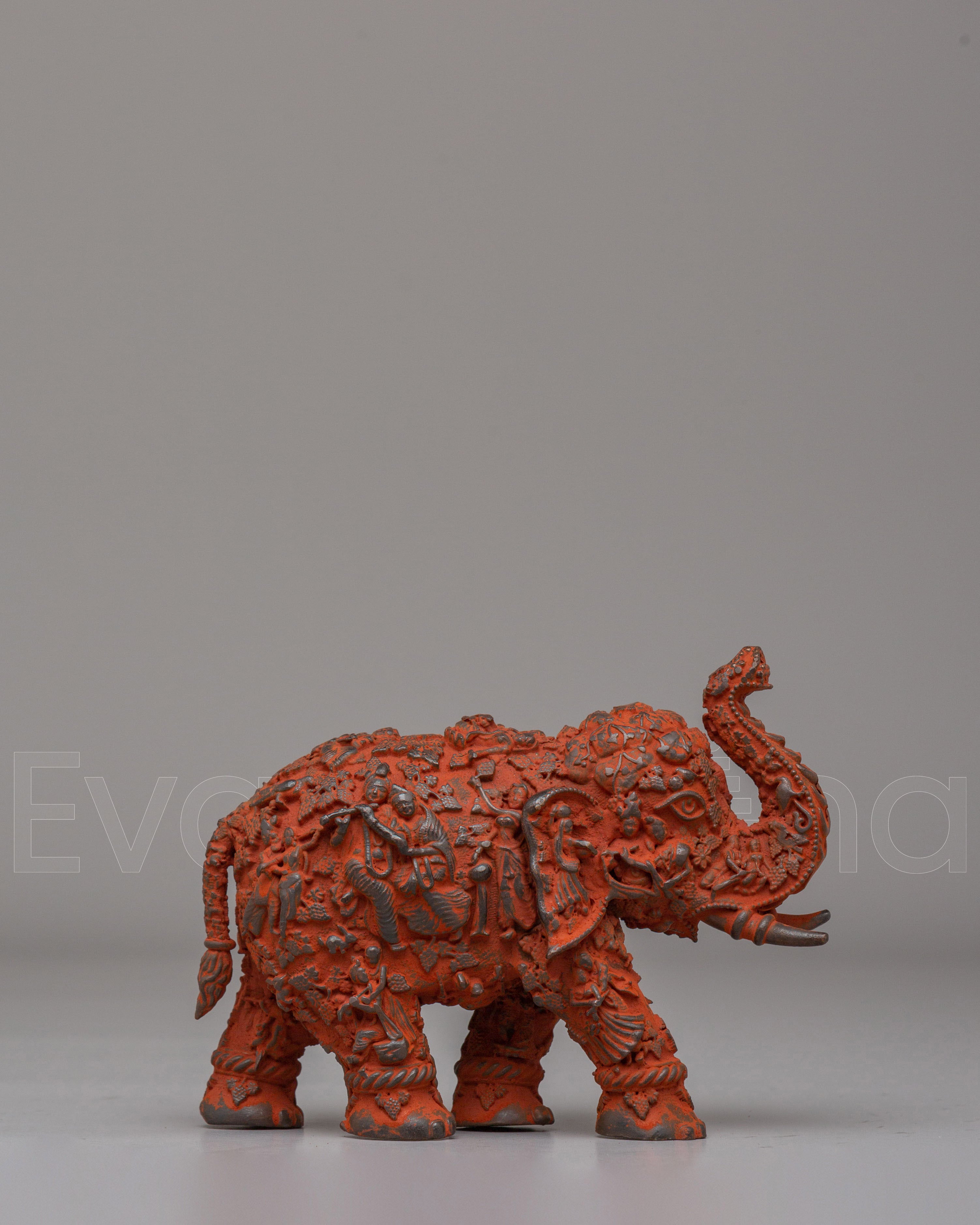 Handcrafted Elephant for Altar Decor