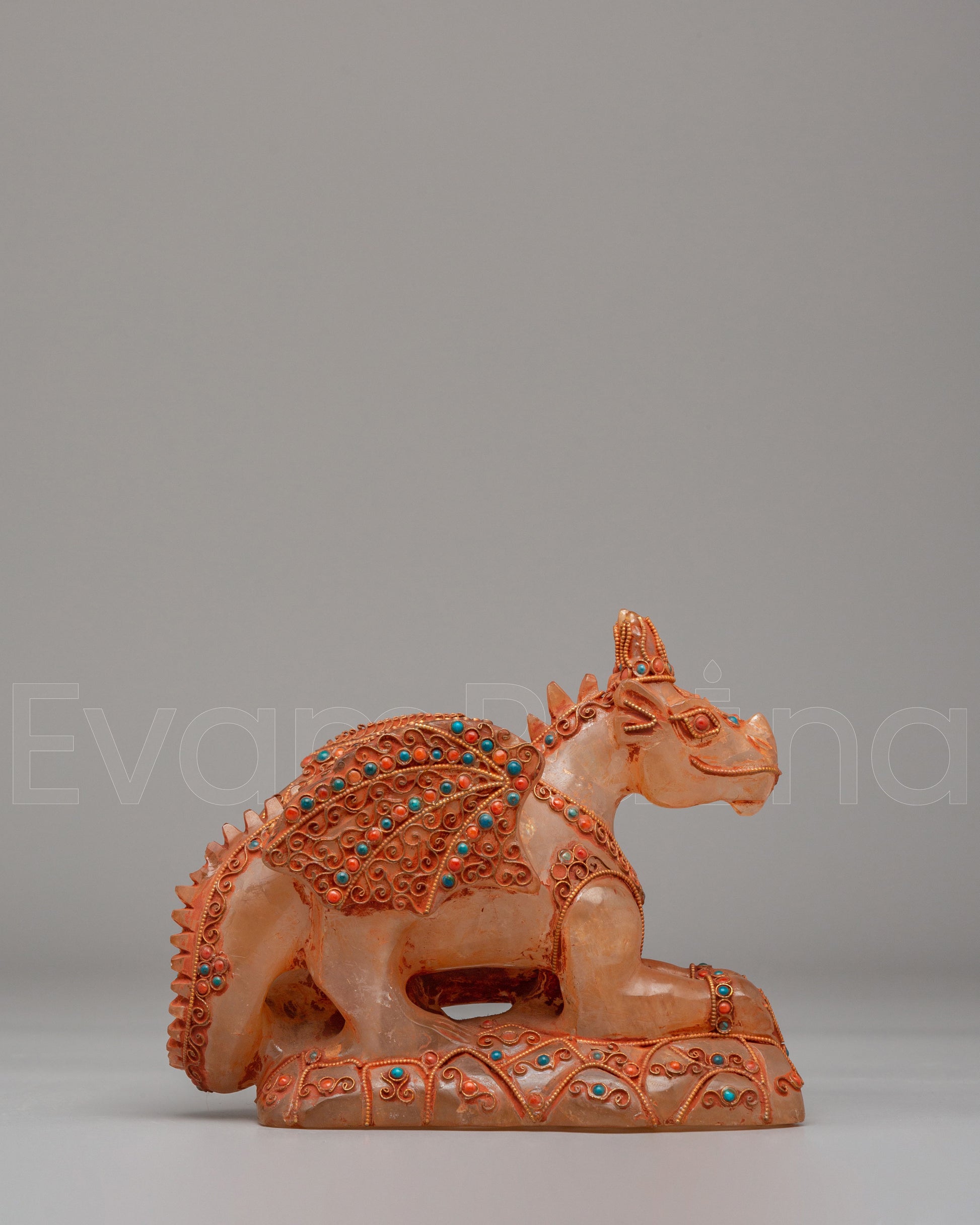 Decorative Crystal Dragon Figurine 