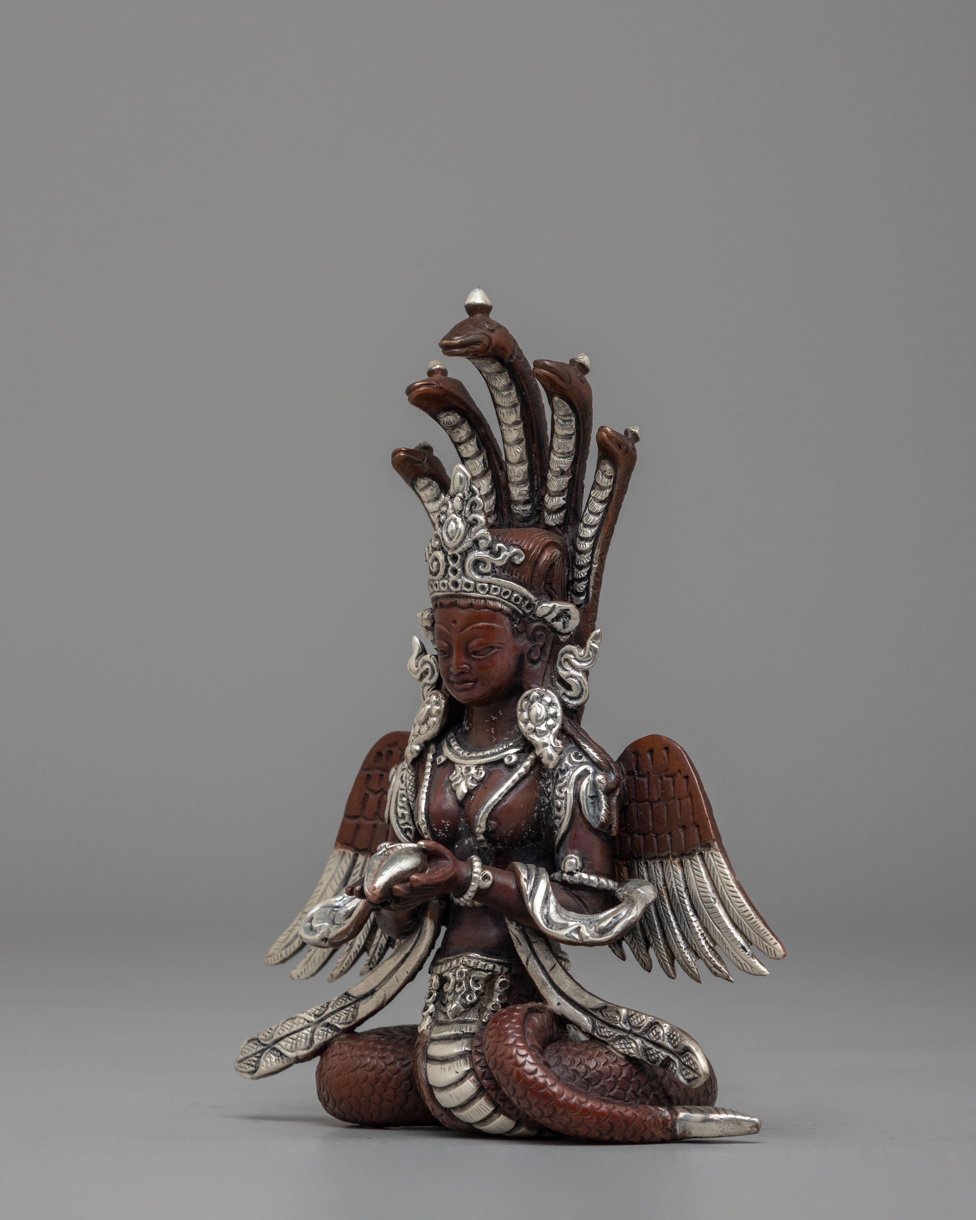 Serpent Goddess Naag Kanya Statue | Traditional Handcrafted Artwork