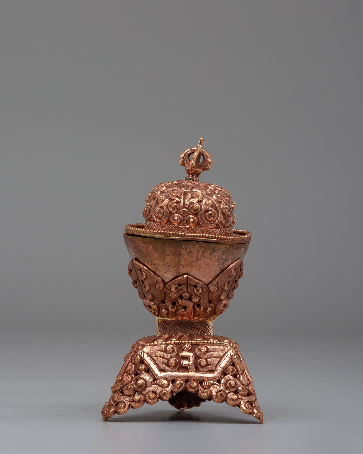 Traditional Skull Cup Set | Ritual Tool for Tantric Practices