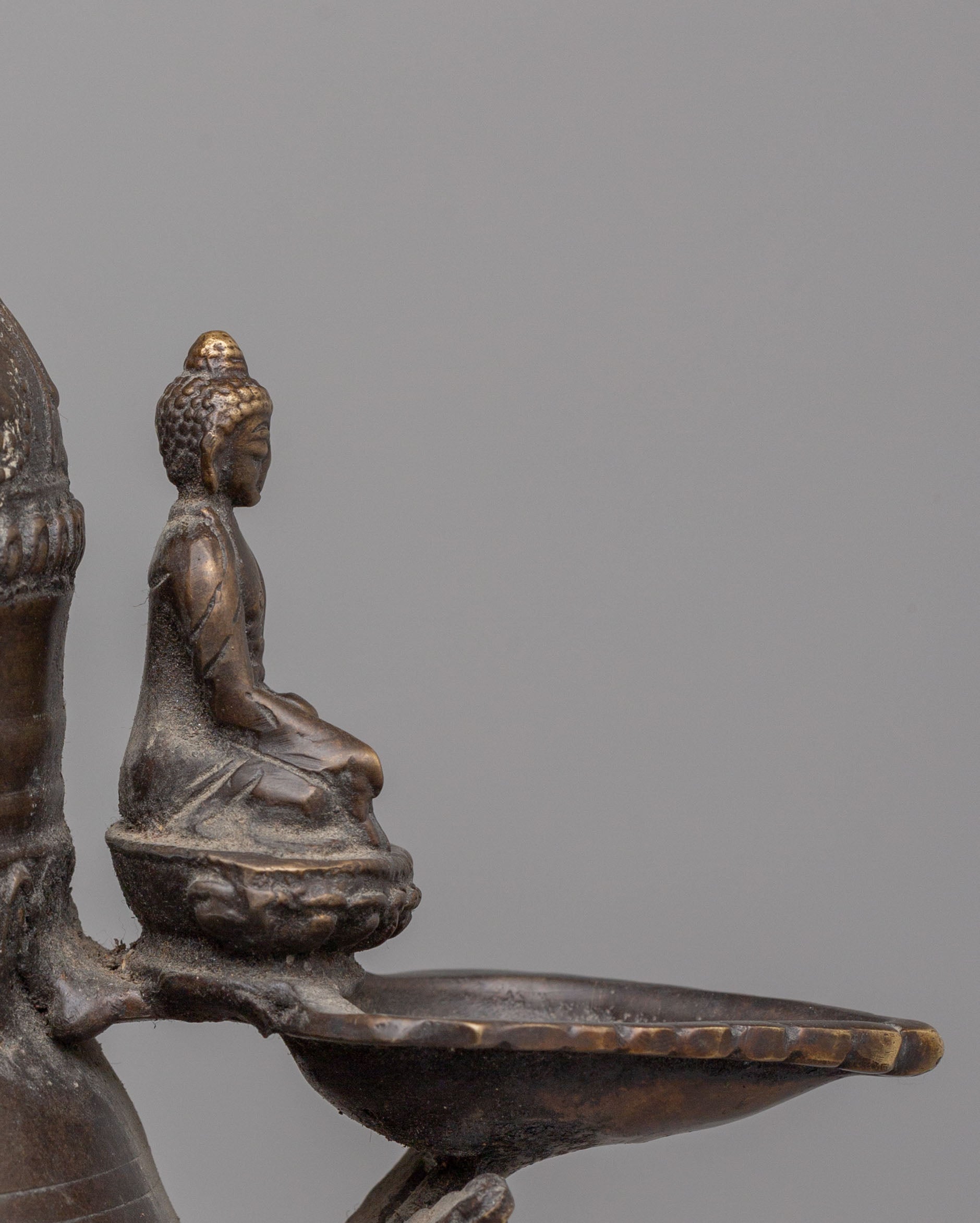Buddhist Altar Oil Lamp | Spiritual Home Decor