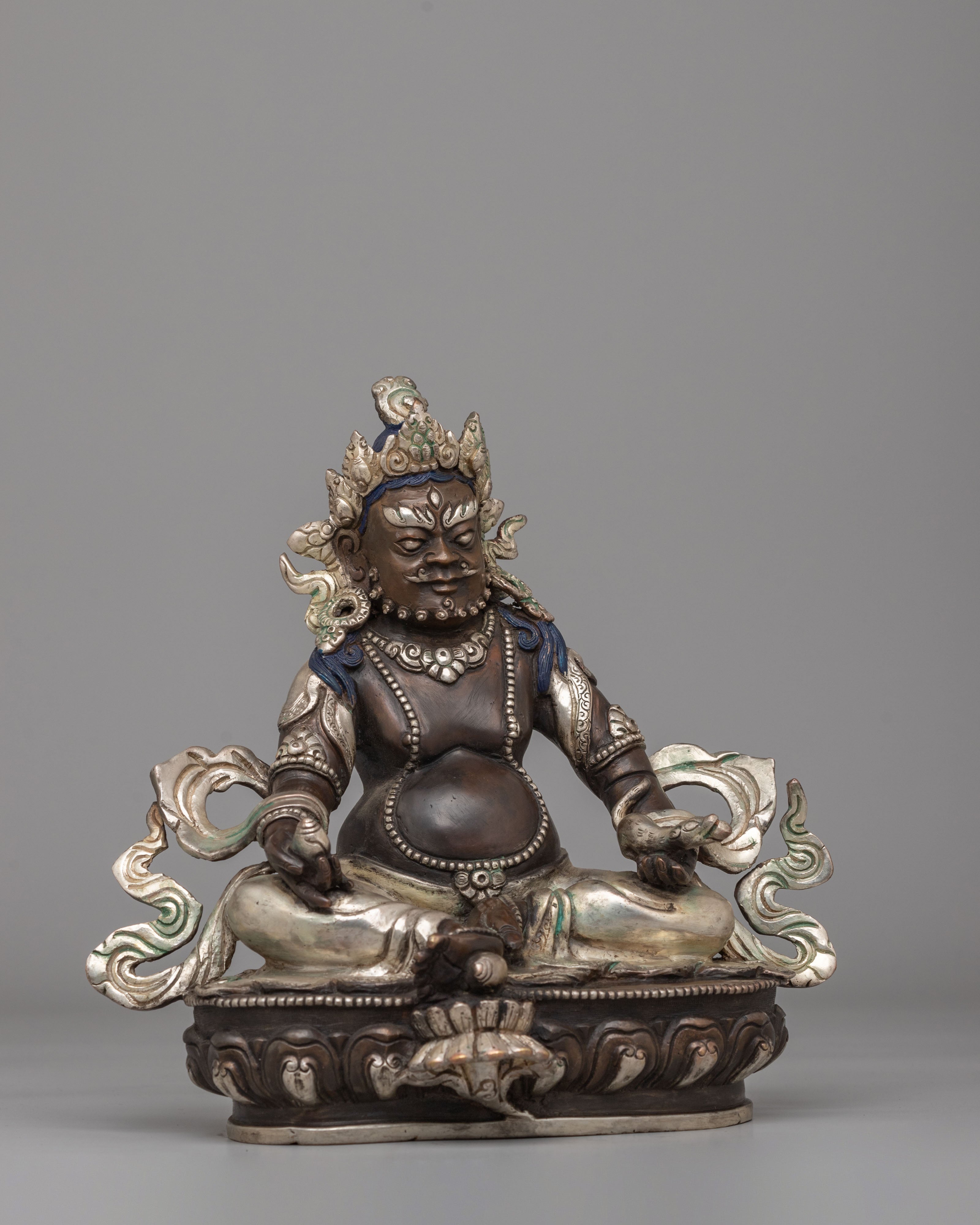 Wealth Lord Jambhala Statue | Sacred Tibetan Sculpture for Abundance
