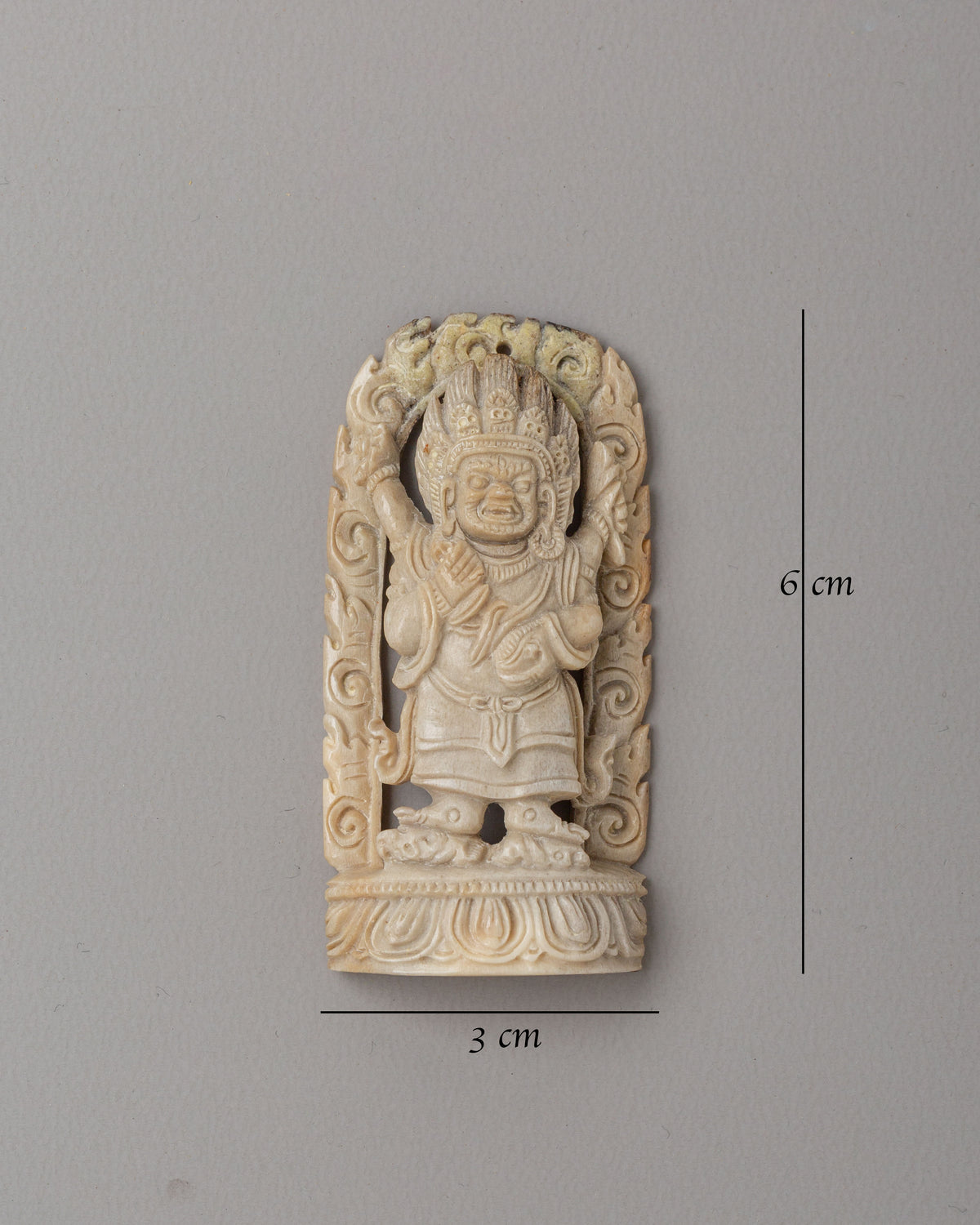 Mahakala Pendant For Meditation | Spiritual Protection Amulet