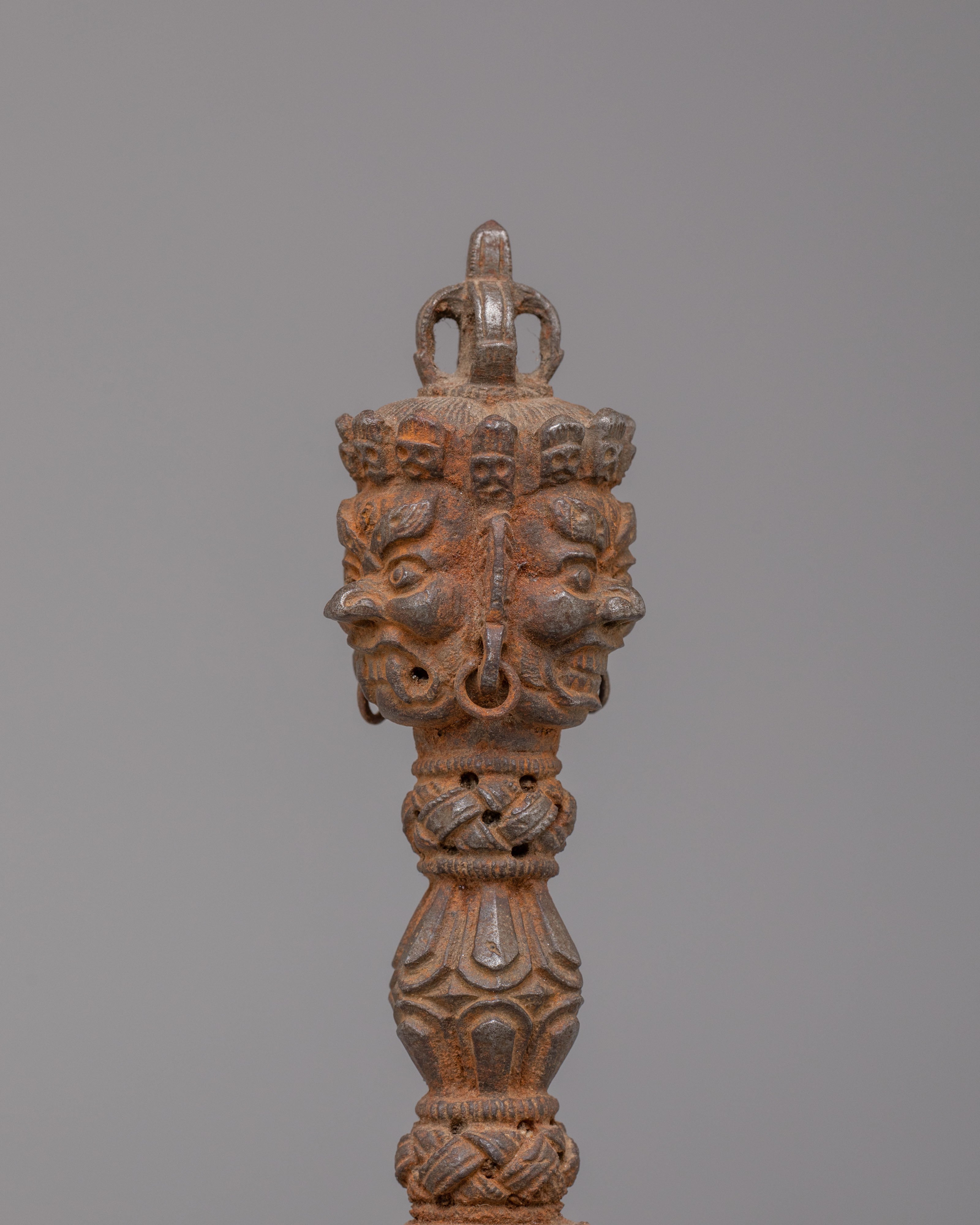 Ceremonial Phurba Ritual Dagger | Sacred Tibetan Knife for Tantric Ceremonies