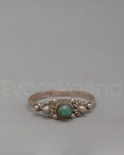 Natural Stone Zircon Ring