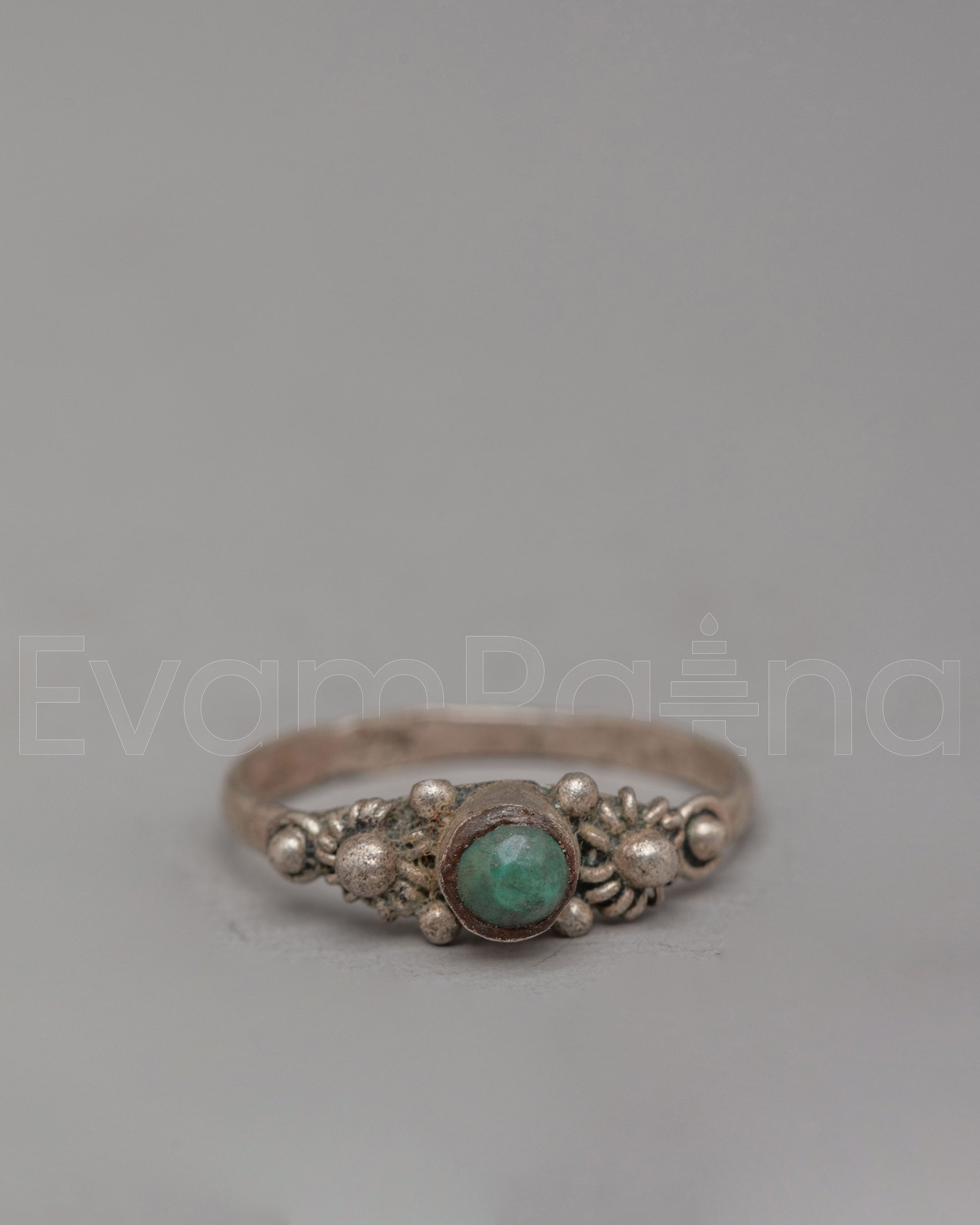 Natural Stone Zircon Ring