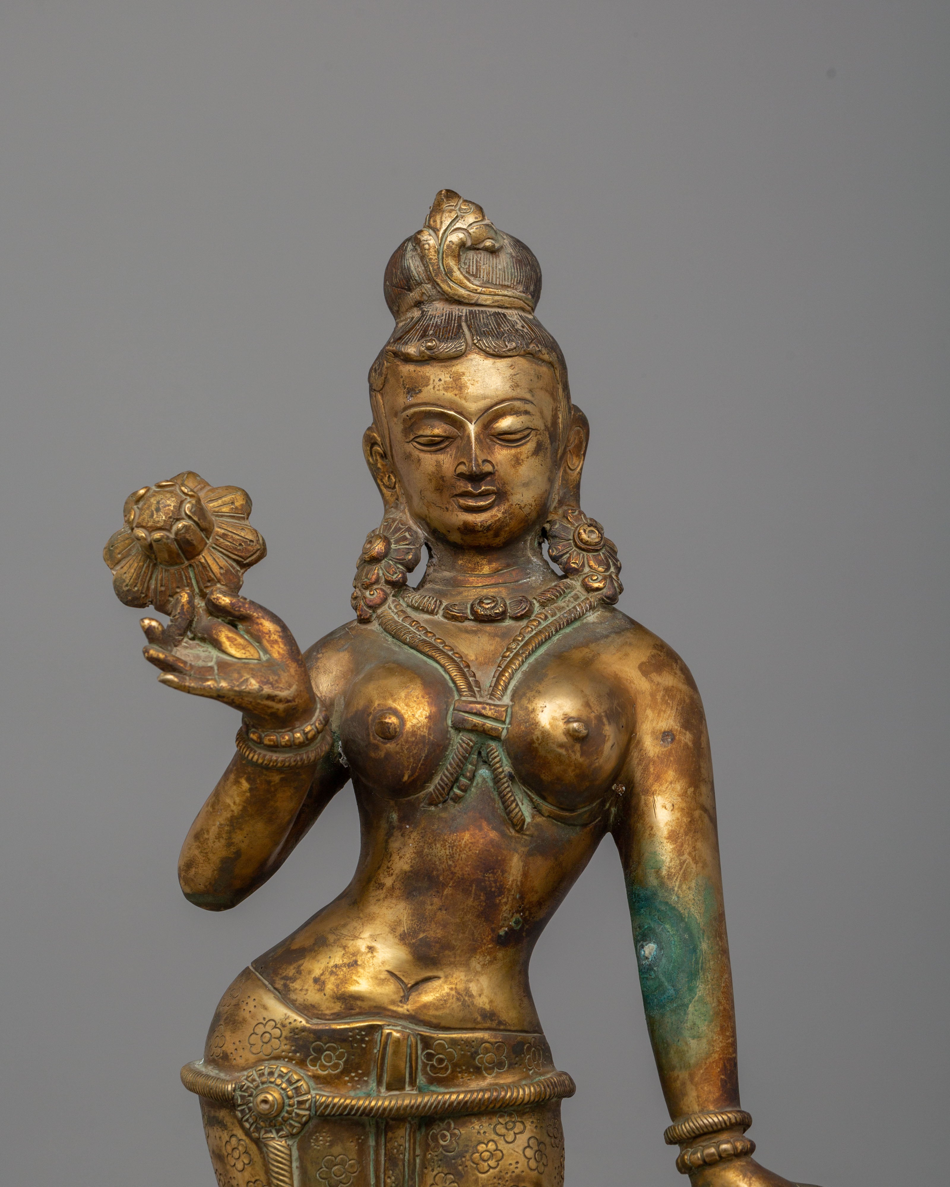 Maya Devi Mother Buddha Statue | Tibetan Sculpture