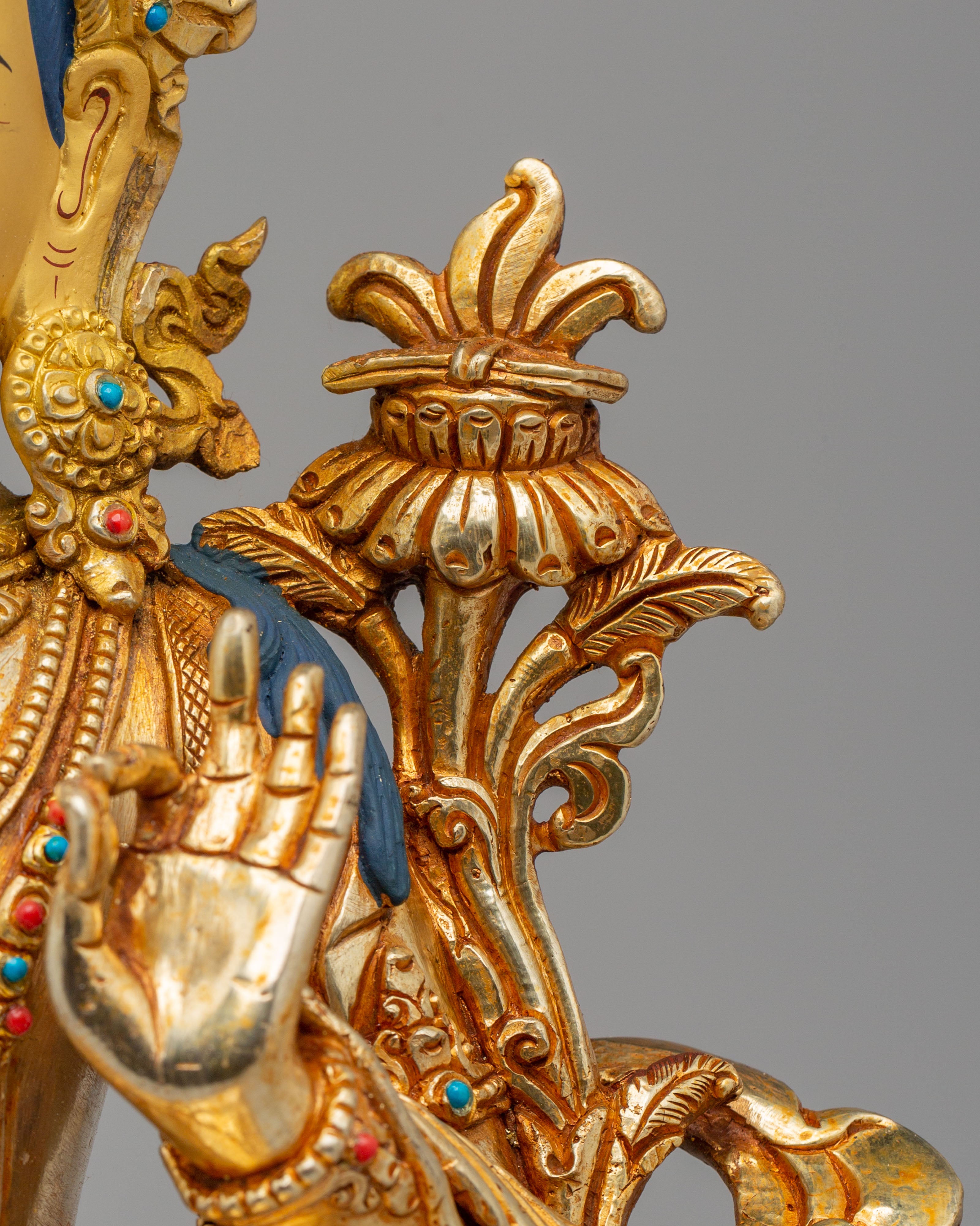 Manjushri Statue with Wisdom Sword | Tibetan Bodhisattva of Wisdom