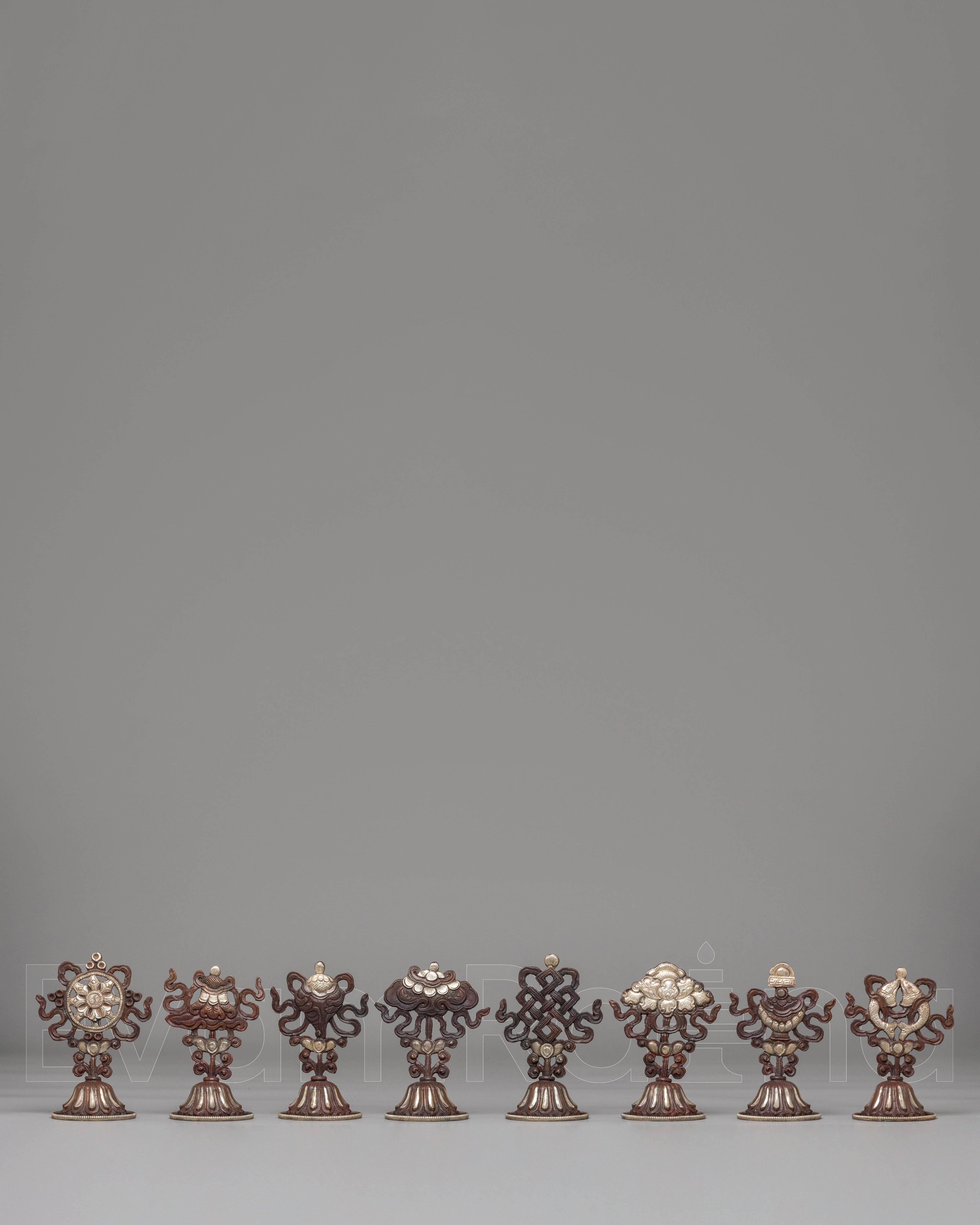 Sacred Eight Auspicious Symbols Set