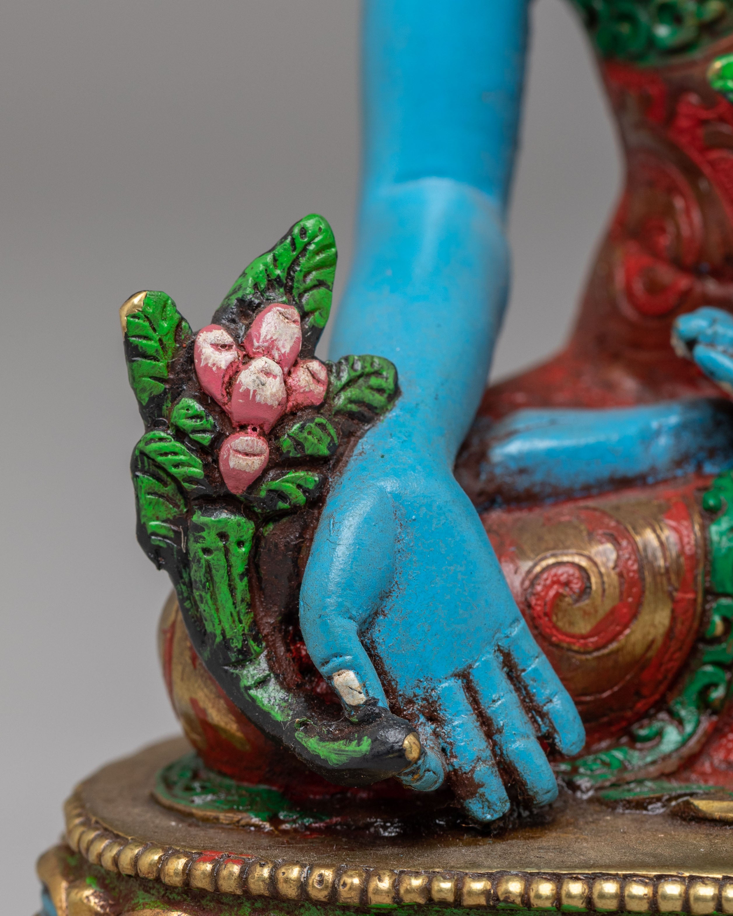 Sacred Himalayan Medicine Buddha Sculpture | Tibetan Healing Art
