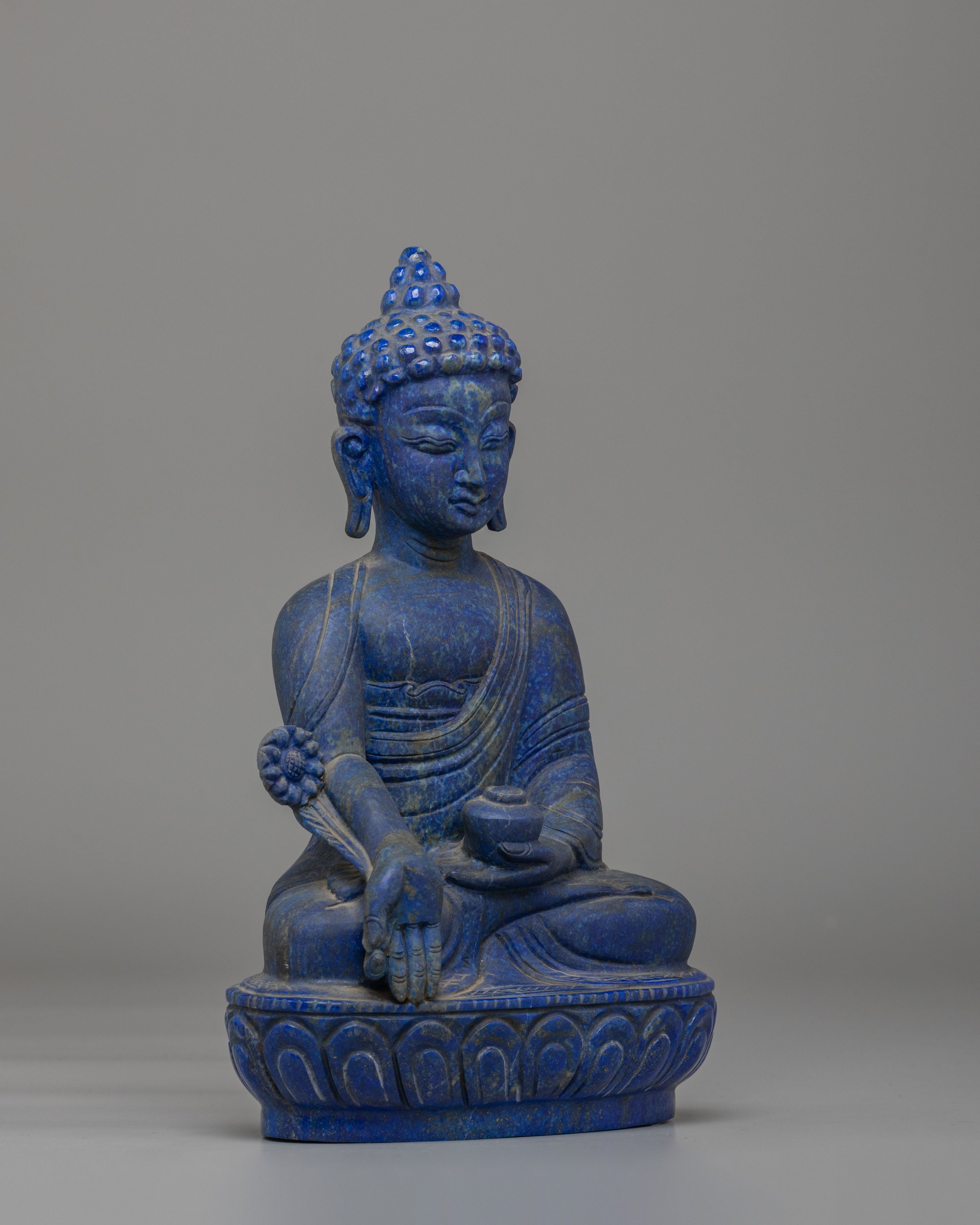 Bhaisajyaguru Medicine Buddha Sculpture | Tibetan Healing Deity