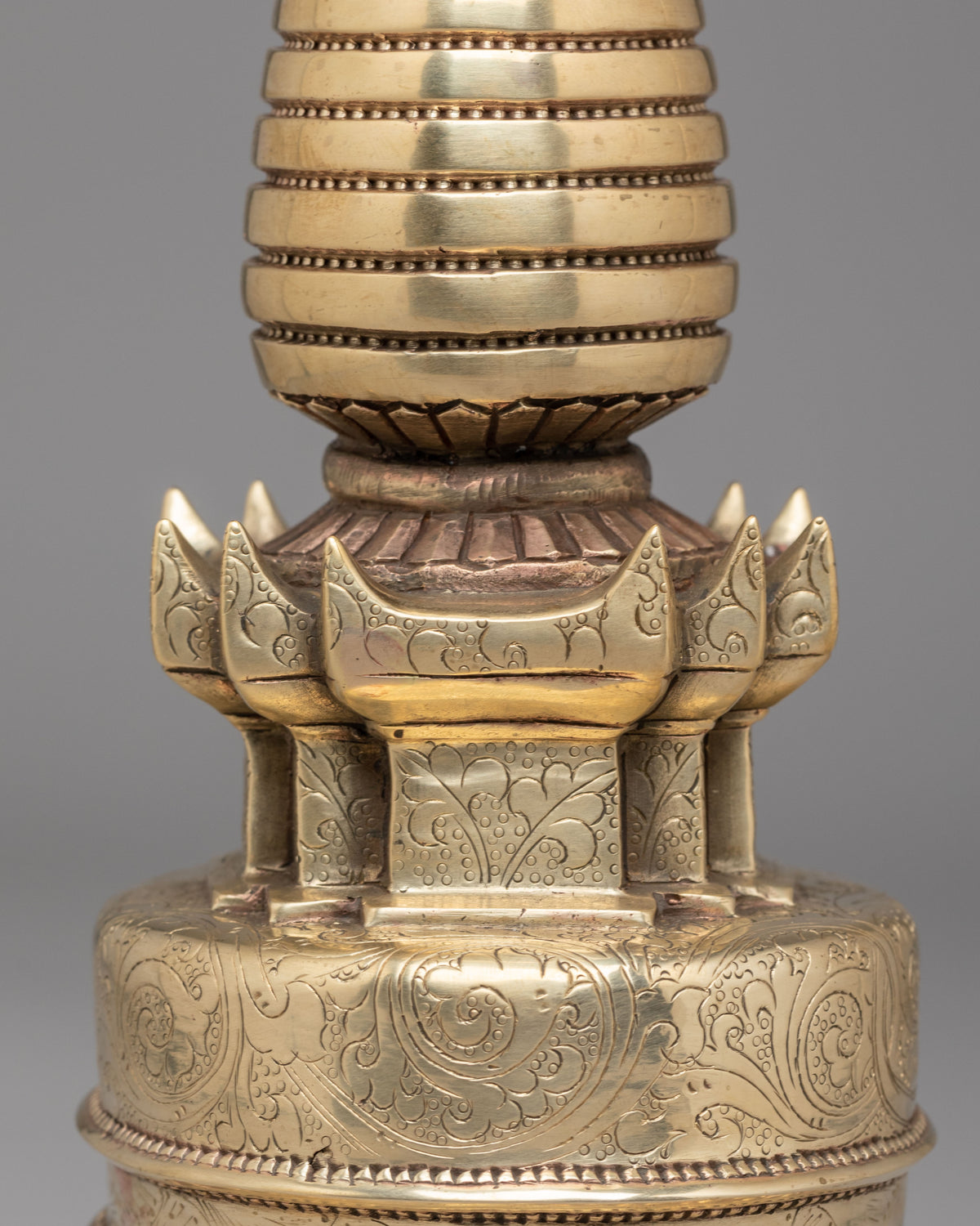 Buddhist Shrine Kadampa Stupa | Sacred Tibetan Stupa for Altar Decor