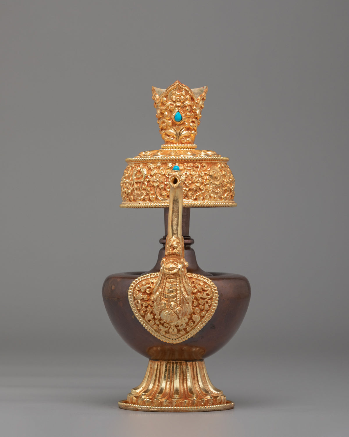 Handcrafted Tibetan Bhumba Offering Set | Ritual Water Vessels for Sacred Offerings