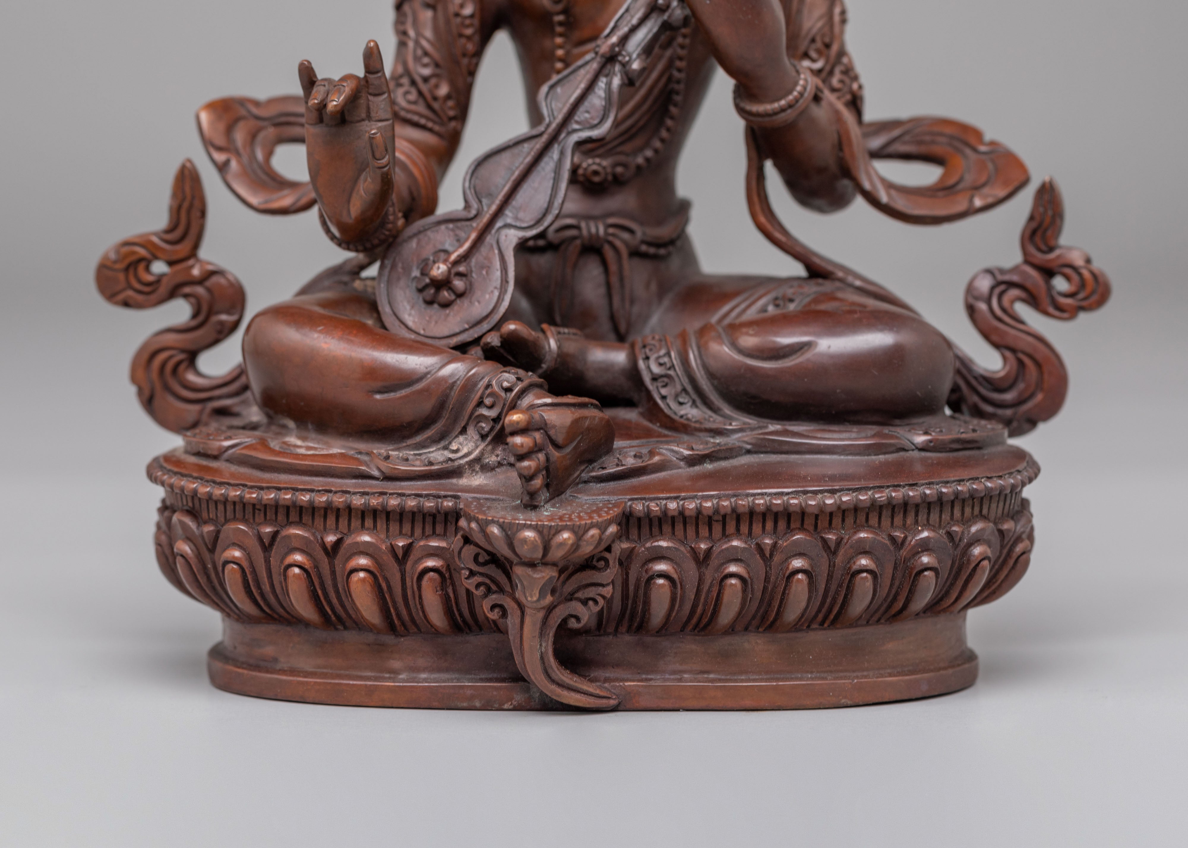 Handmade Goddess Saraswati Statue | Goddess of Wisdom