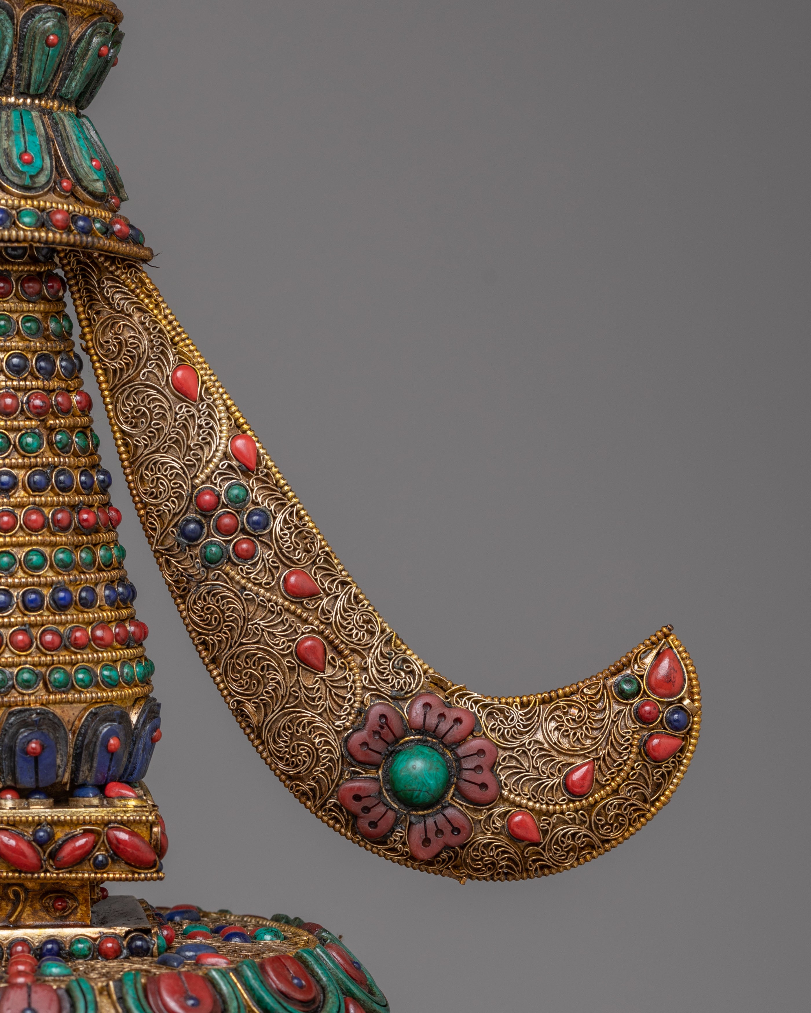 Traditional Sacred Jangchub Stupa | Tibetan Buddhist Shrine Decor