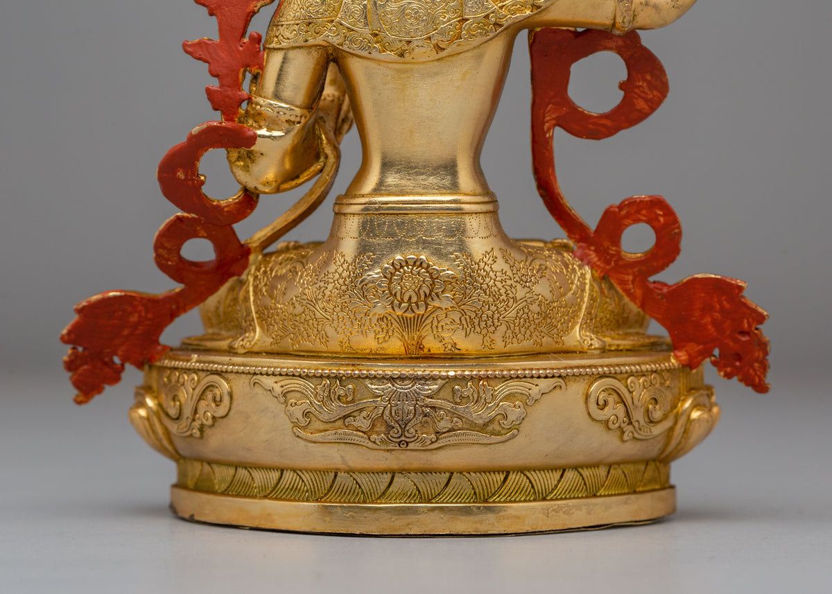 Handcrafted Manjushri Buddhist Statue | Bodhisattva of Wisdom