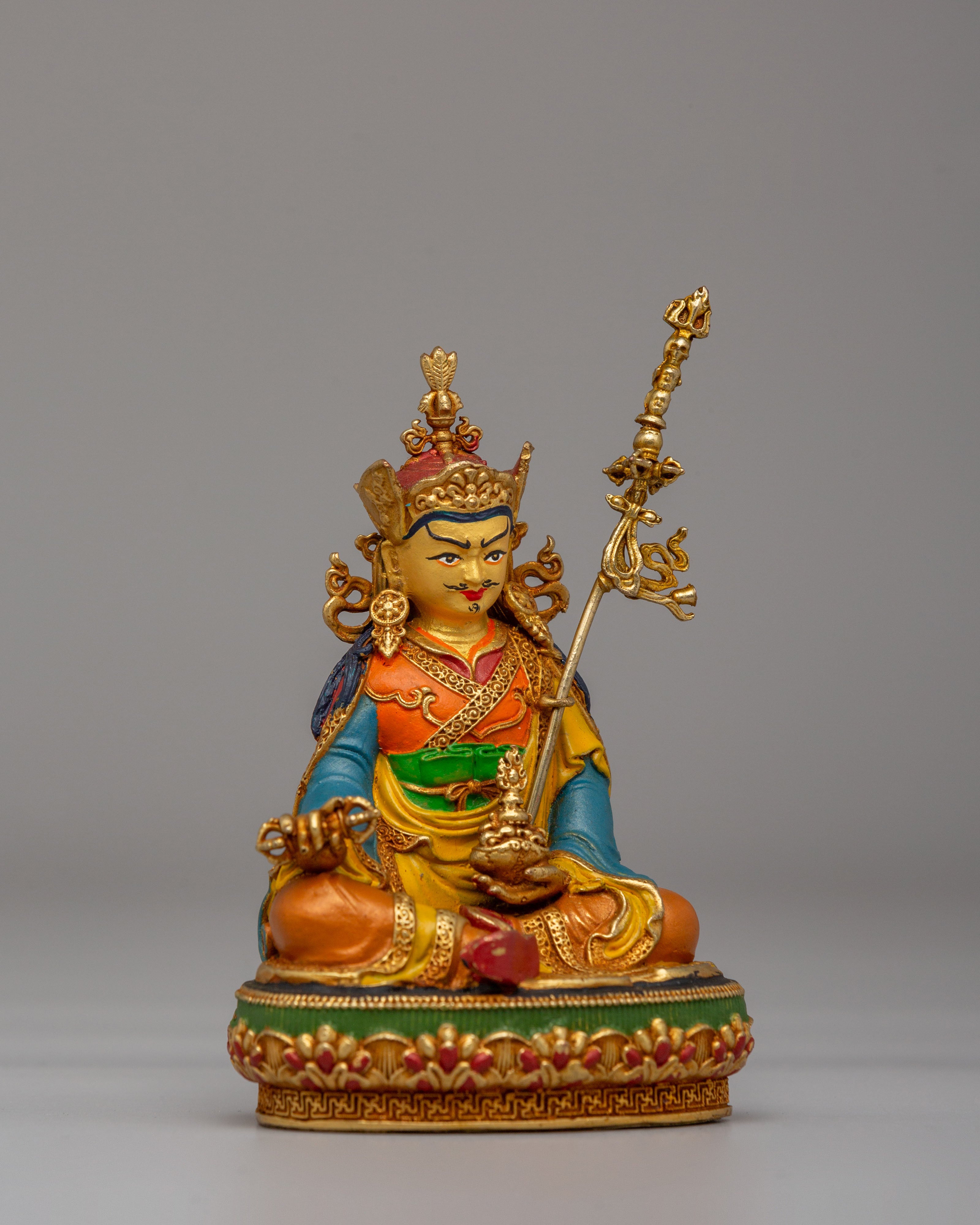 Lotus Born Padmasambhava Statue | Sacred Representation of Spiritual Enlightenment
