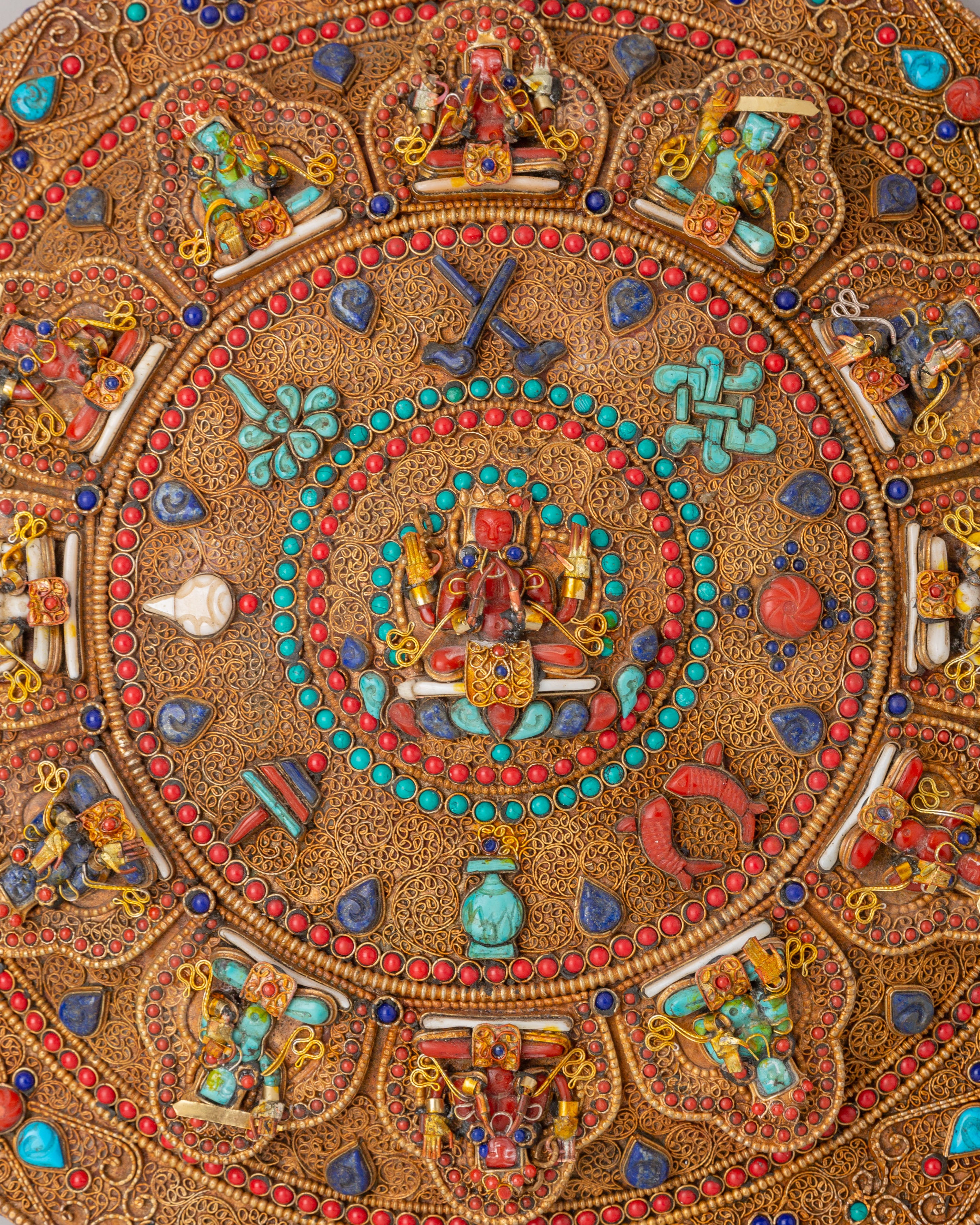 Chenrezig Mandala Wall Hanging | Sacred Buddhist Wall Decor
